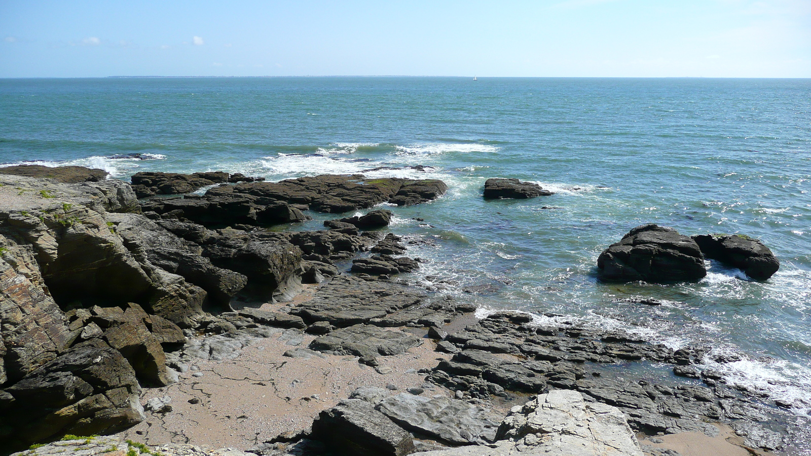 รูปถ่าย ฝรั่งเศส(France) เพรฟาย(Prefailles) จากแหลมแซ็ง-ฌีลดาไปเปรฟาย(Pointe St Gildas to Prefailles) 2007-07 27