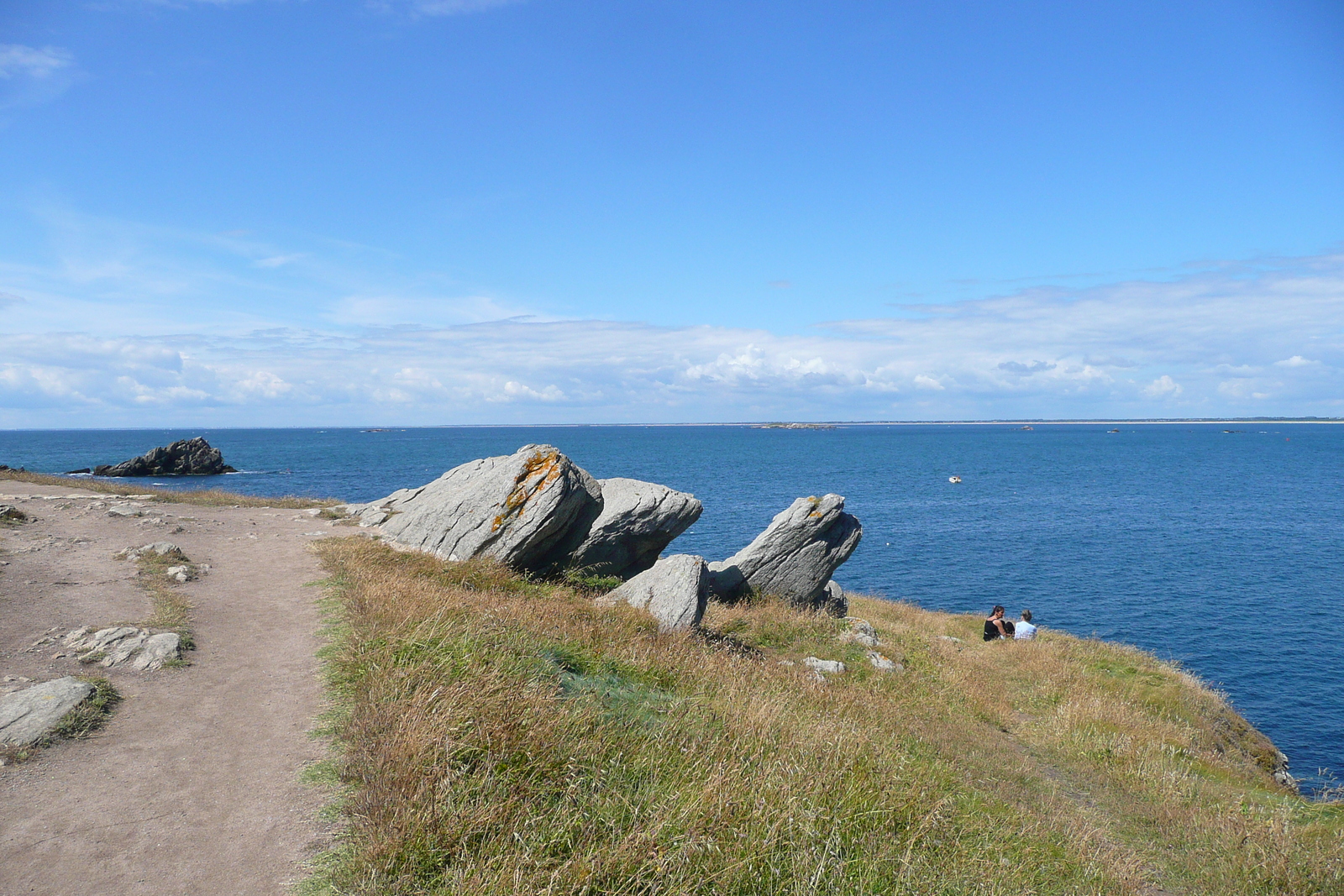 รูปถ่าย ฝรั่งเศส(France) คาบสมุทรกีเบอรง(Quiberon peninsula) แหลมแปร์โช(Pointe du Percho) 2008-07 44