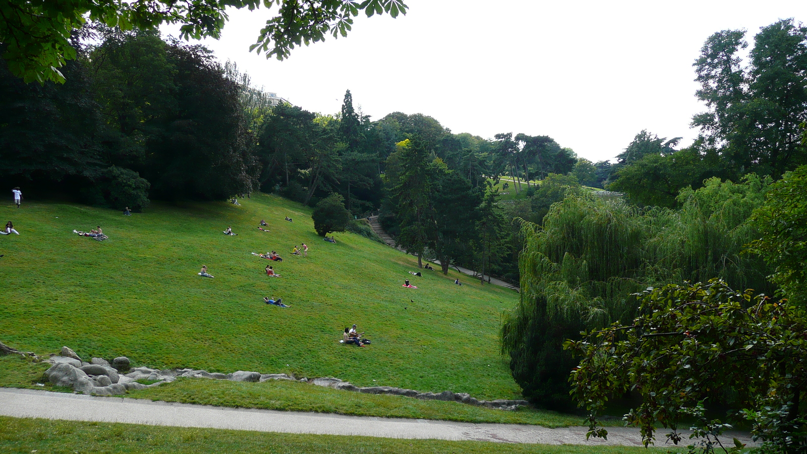 รูปถ่าย ฝรั่งเศส(France) ปารีส(Paris) สวนบุต-โชมง(Parc des Buttes Chaumont) 2007-08 23
