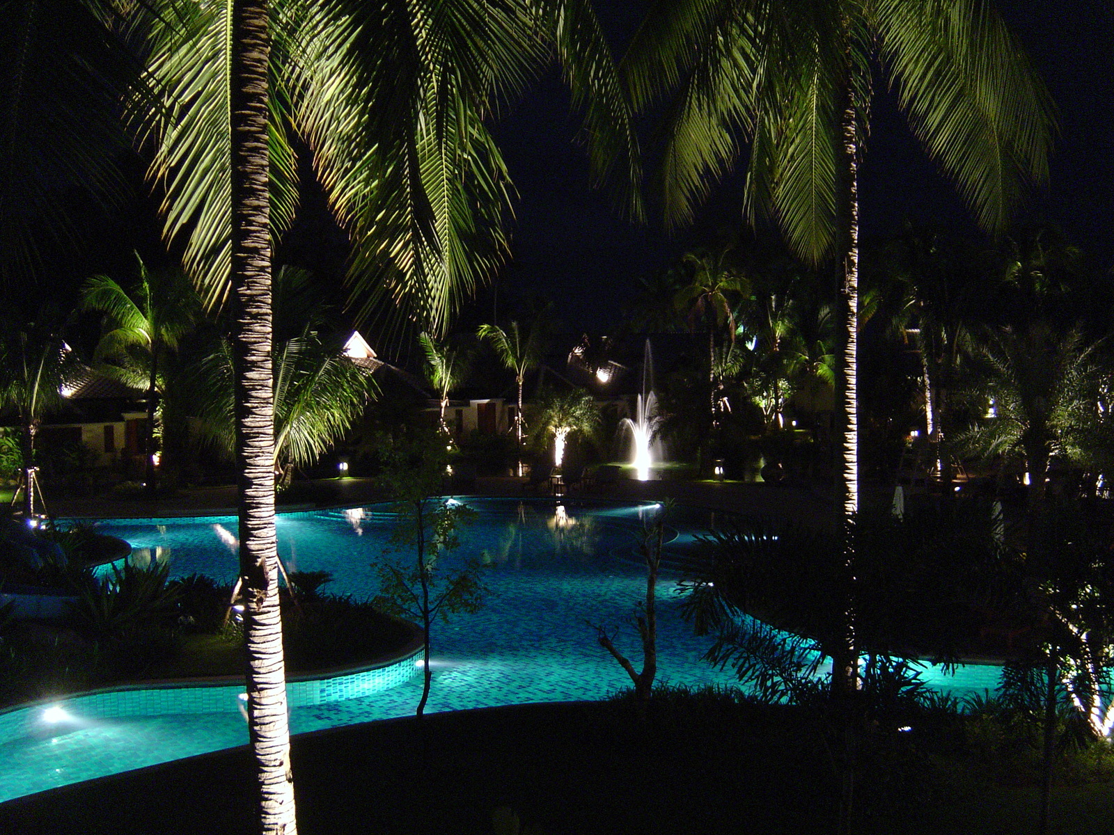 รูปถ่าย ไทย(Thailand) เขาหลัก(Khao Lak) โรงแรมเลอเมอริเดียน เขาหลัก(Meridien Khao Lak Hotel) สีสันกลางคืน(By Night) 2005-12 23