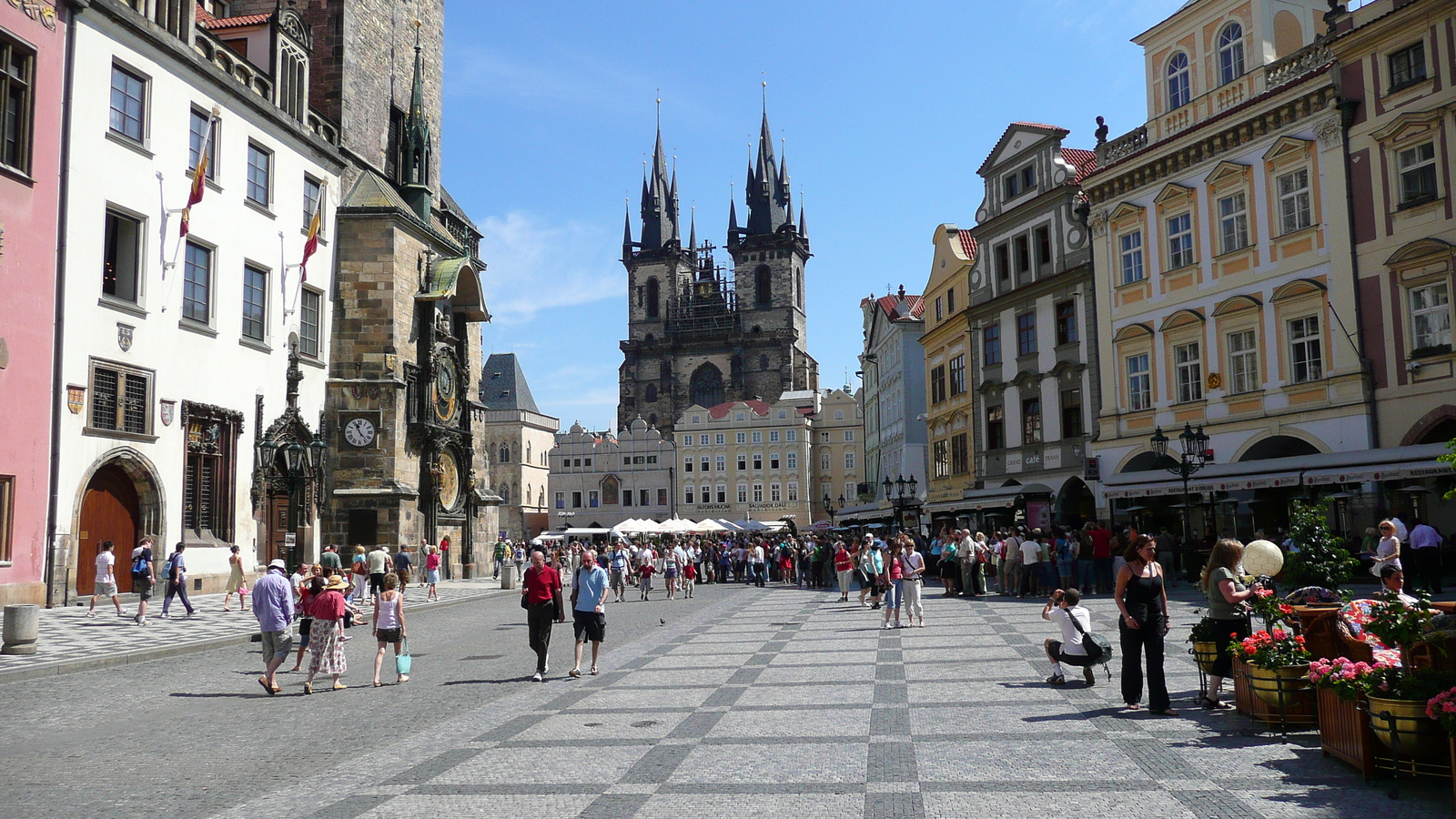 รูปถ่าย สาธารณรัฐเช็ก(Czech Republic) ปราก(Prague) จัตุรัสเมืองเก่าปราก(Staromestske namesti) 2007-07 6