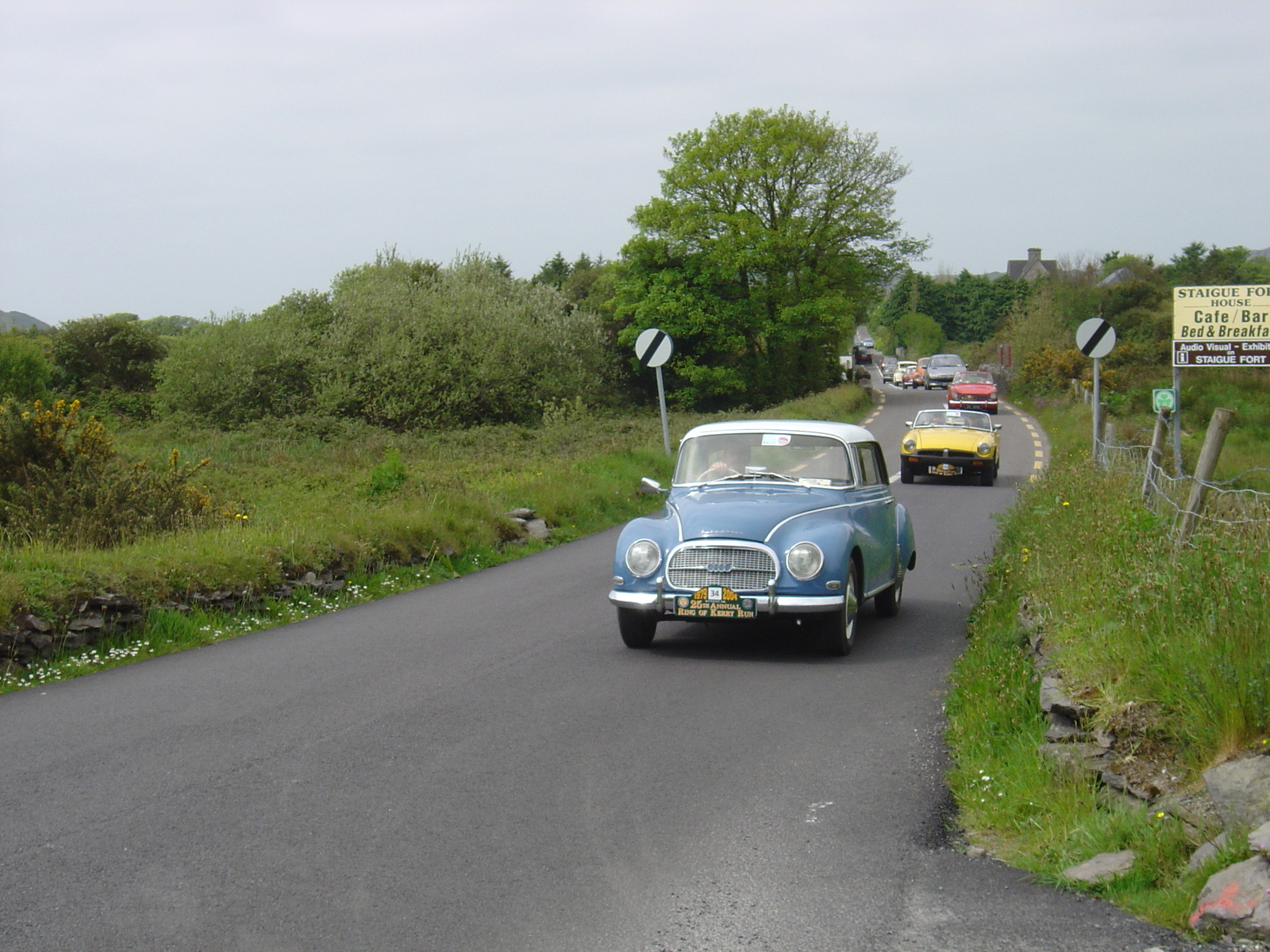รูปถ่าย ไอร์แลนด์(Ireland) วงแหวนแห่งเคร์รี(Kerry Ring) ป้อมสเตก(Staigue Fort) 2004-05 17