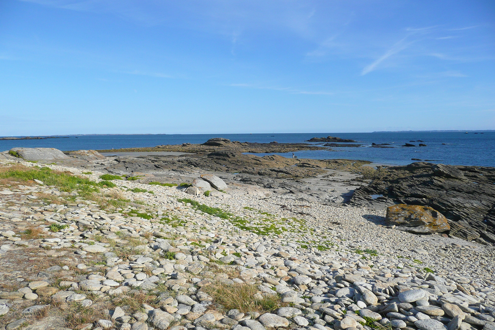 รูปถ่าย ฝรั่งเศส(France) คาบสมุทรกีเบอรง(Quiberon peninsula) แหลมกงแกล(Pointe du Conguel) 2008-07 26