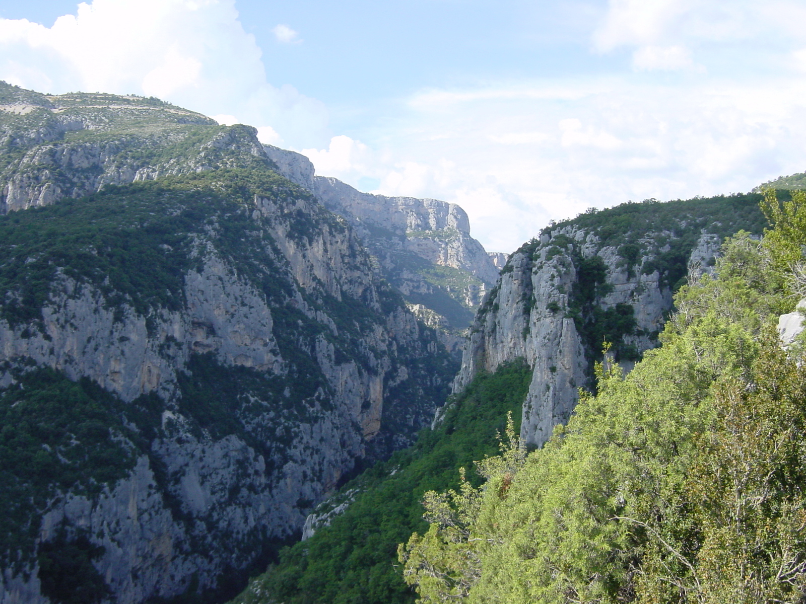 รูปถ่าย ฝรั่งเศส(France) หุบผาชันแวร์ดง(Gorges du Verdon) 2002-09 31