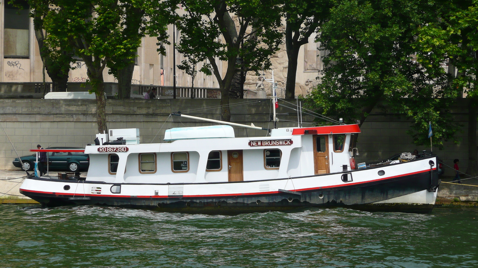 รูปถ่าย ฝรั่งเศส(France) ปารีส(Paris) เรือบรรทุกชมเมือง(Peniches Parisiennes) 2007-06 43