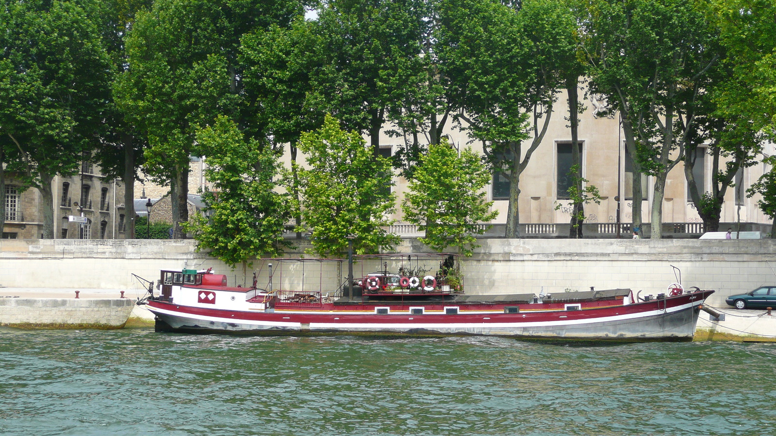 รูปถ่าย ฝรั่งเศส(France) ปารีส(Paris) เรือบรรทุกชมเมือง(Peniches Parisiennes) 2007-06 19