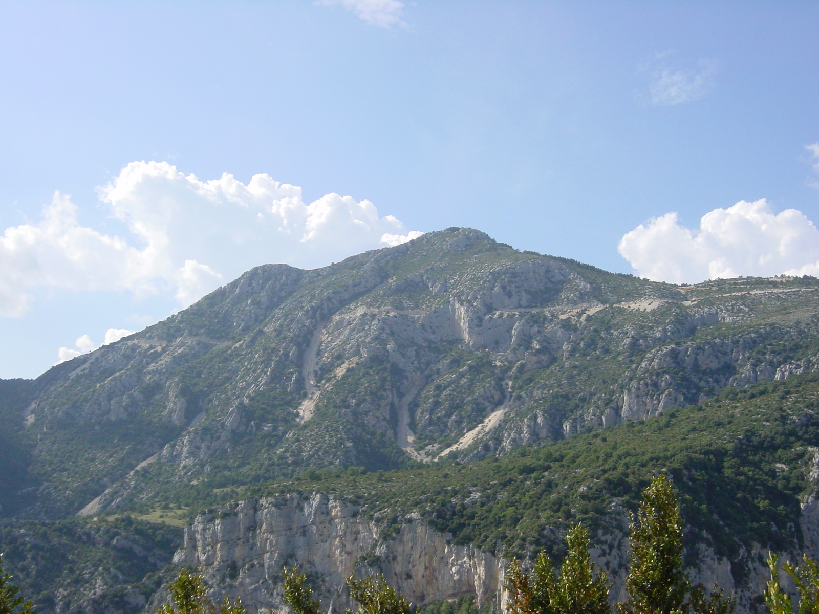 รูปถ่าย ฝรั่งเศส(France) หุบผาชันแวร์ดง(Gorges du Verdon) 2002-09 0