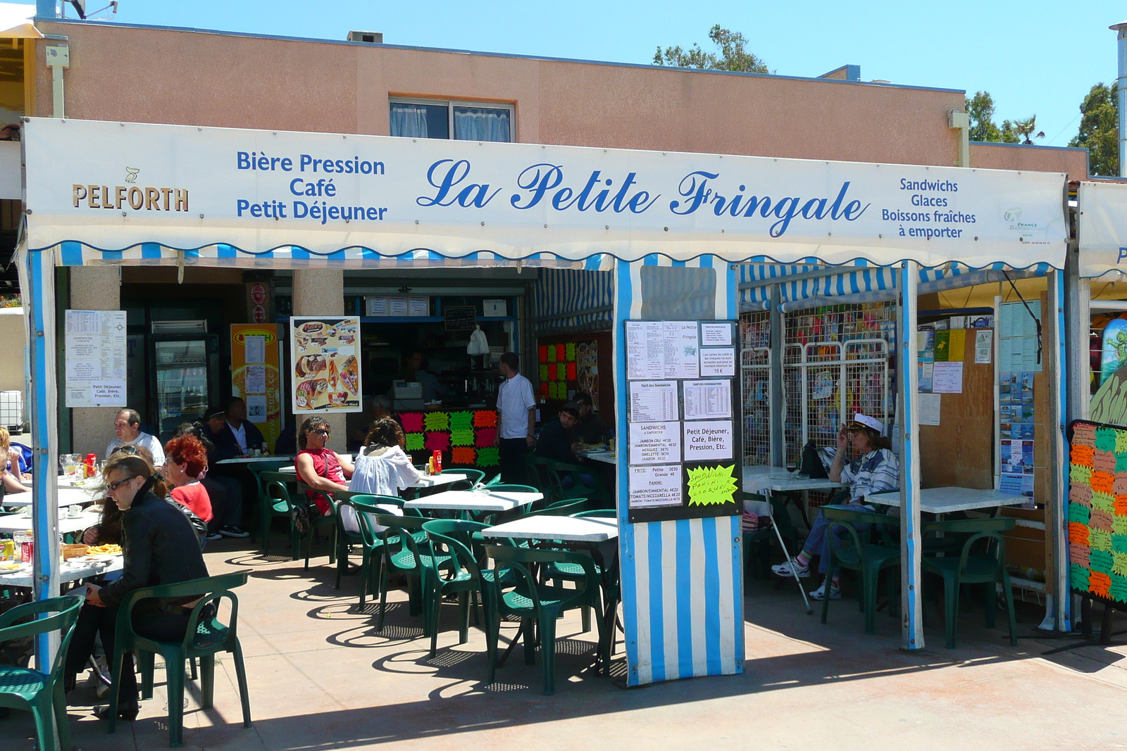 รูปถ่าย ฝรั่งเศส(France) เกาะปอร์เกอรอล(Porquerolles Island) ท่าเรือปอร์เกอรอล(Porquerolles harbour) 2008-05 30