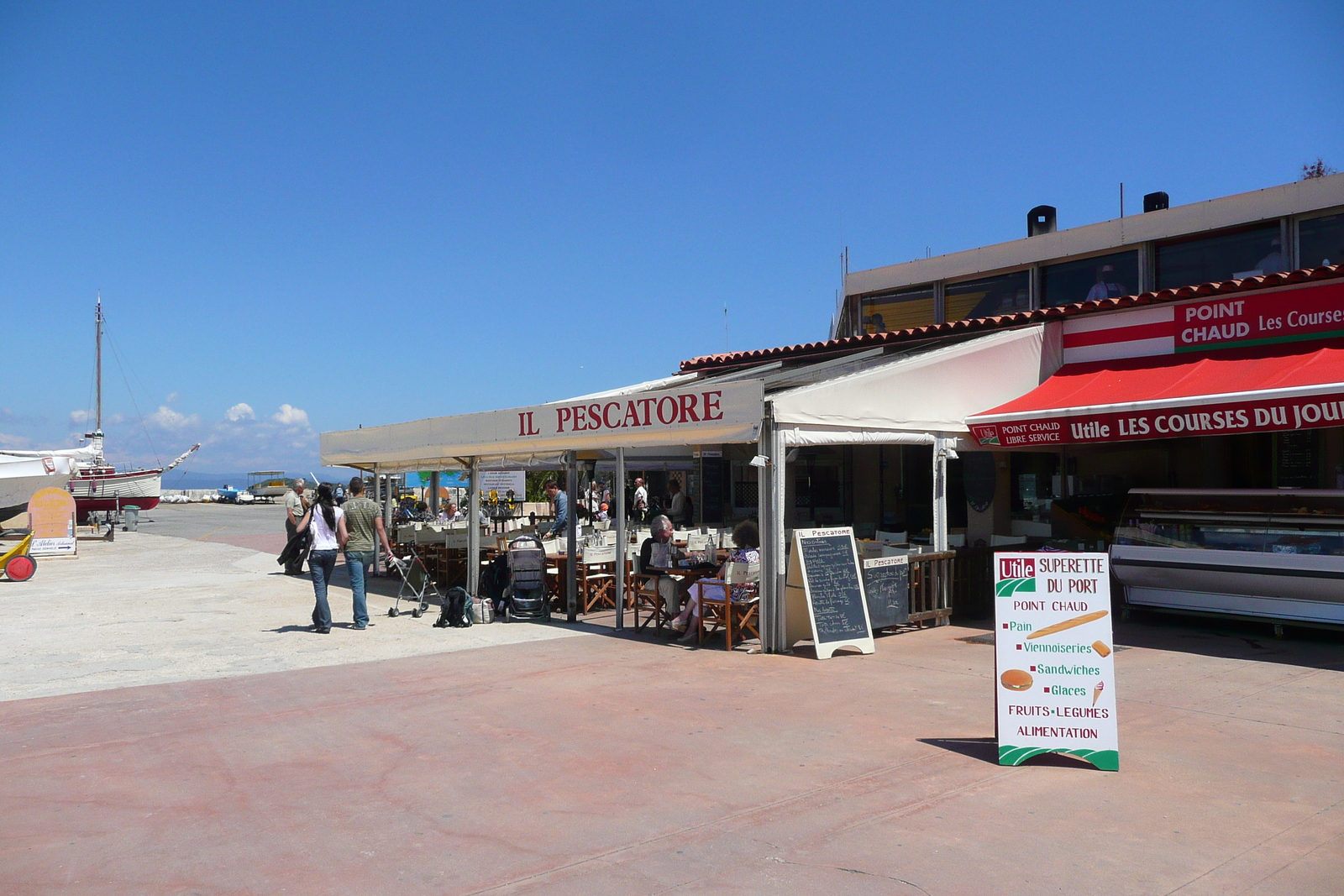 รูปถ่าย ฝรั่งเศส(France) เกาะปอร์เกอรอล(Porquerolles Island) ท่าเรือปอร์เกอรอล(Porquerolles harbour) 2008-05 39