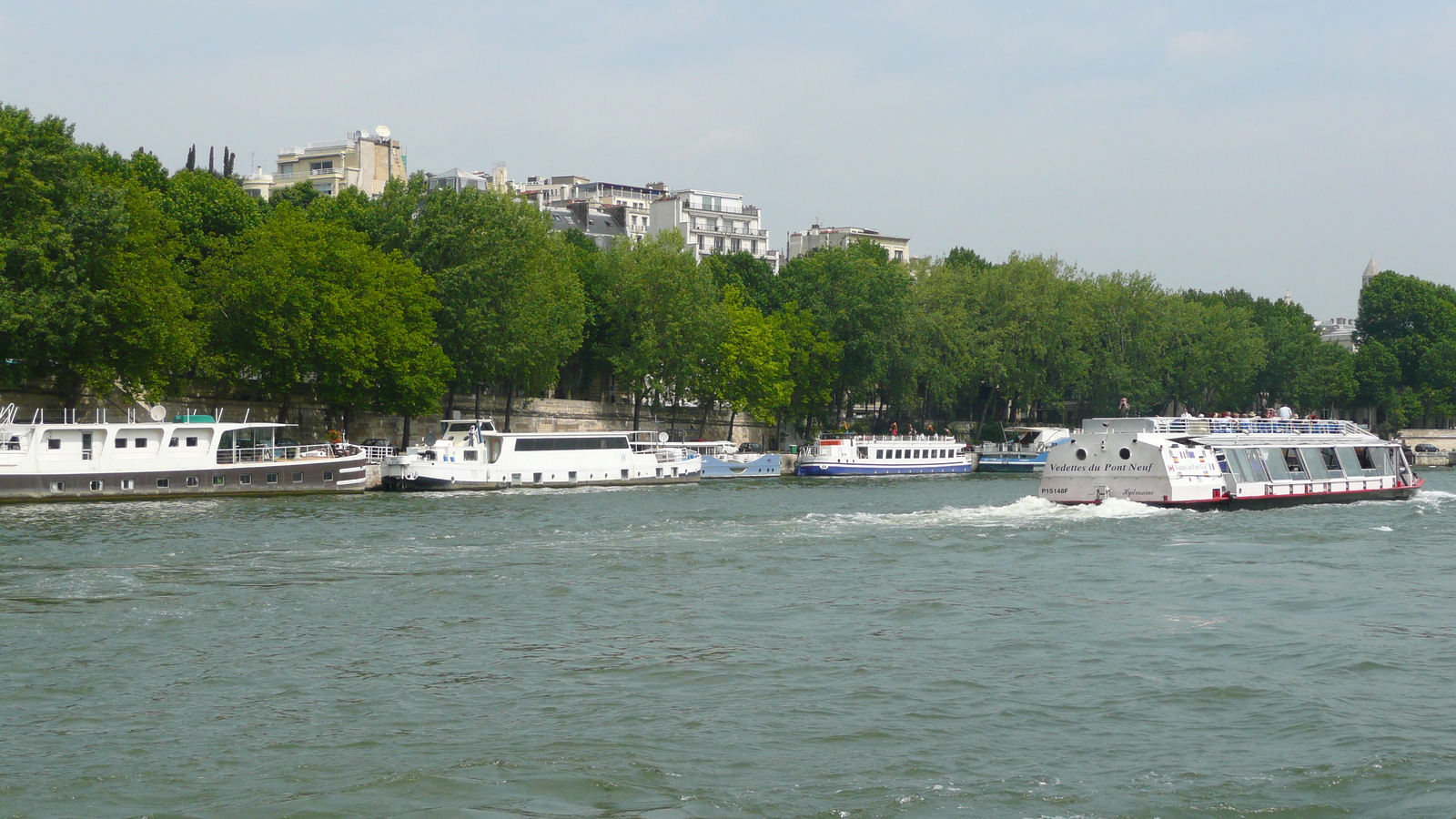 รูปถ่าย ฝรั่งเศส(France) ปารีส(Paris) เรือบรรทุกชมเมือง(Peniches Parisiennes) 2007-06 16