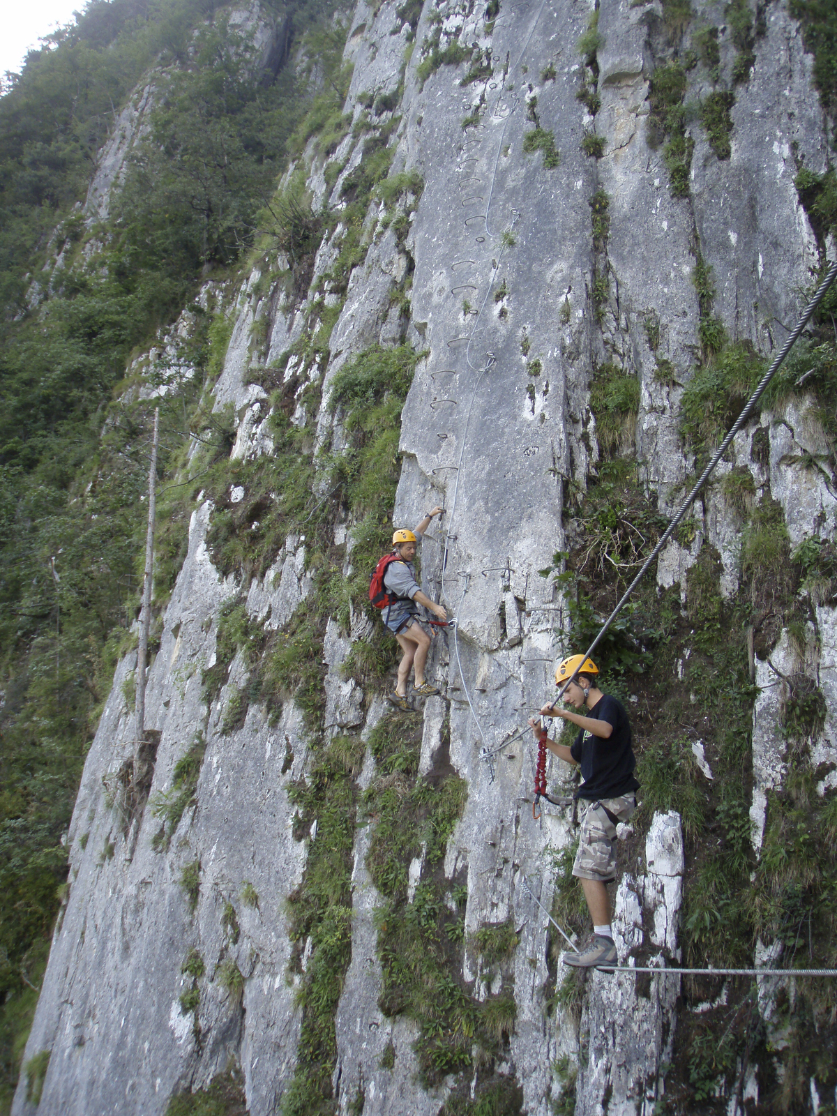 รูปถ่าย ฝรั่งเศส(France) วิคเดสโซ(Vicdessos) เส้นทางปีนผาเวียแฟร์ราตาด้านเหนือ(Via Ferrata North) 2007-08 77