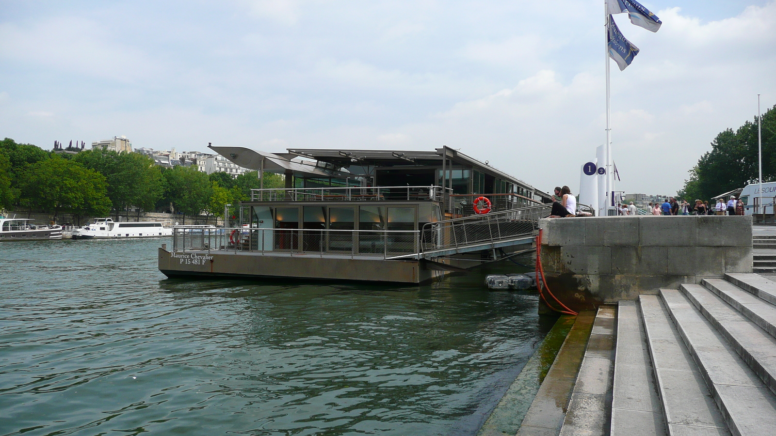รูปถ่าย ฝรั่งเศส(France) ปารีส(Paris) ล่องเรือชมเมือง(Batobus Trip) 2007-06 9