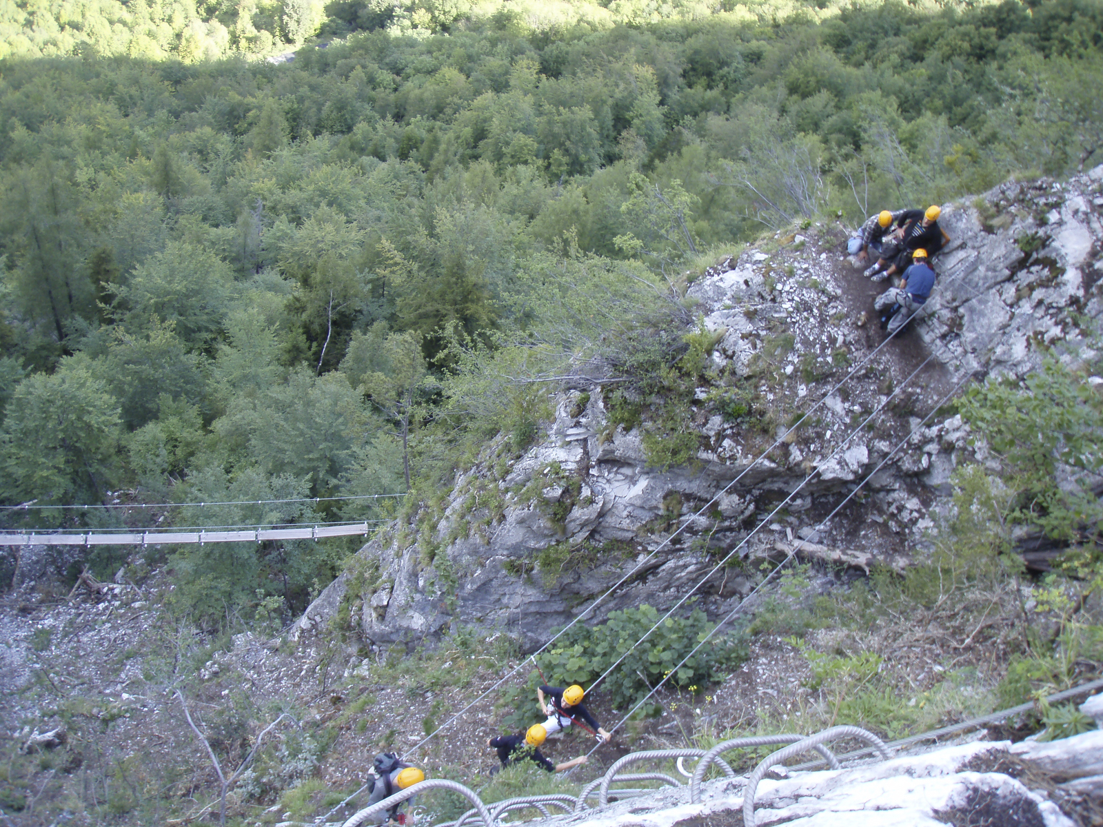 รูปถ่าย ฝรั่งเศส(France) วิคเดสโซ(Vicdessos) เส้นทางปีนผาเวียแฟร์ราตาด้านเหนือ(Via Ferrata North) 2007-08 2