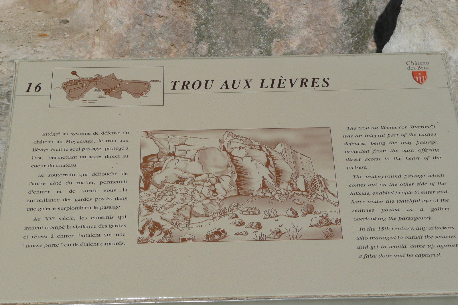 รูปถ่าย ฝรั่งเศส(France) เลส์โบเดอโพรว็องซ์(Baux de Provence) ปราสาทโบเดอโพรว็องส์(Baux de Provence Castle) 2008-04 15