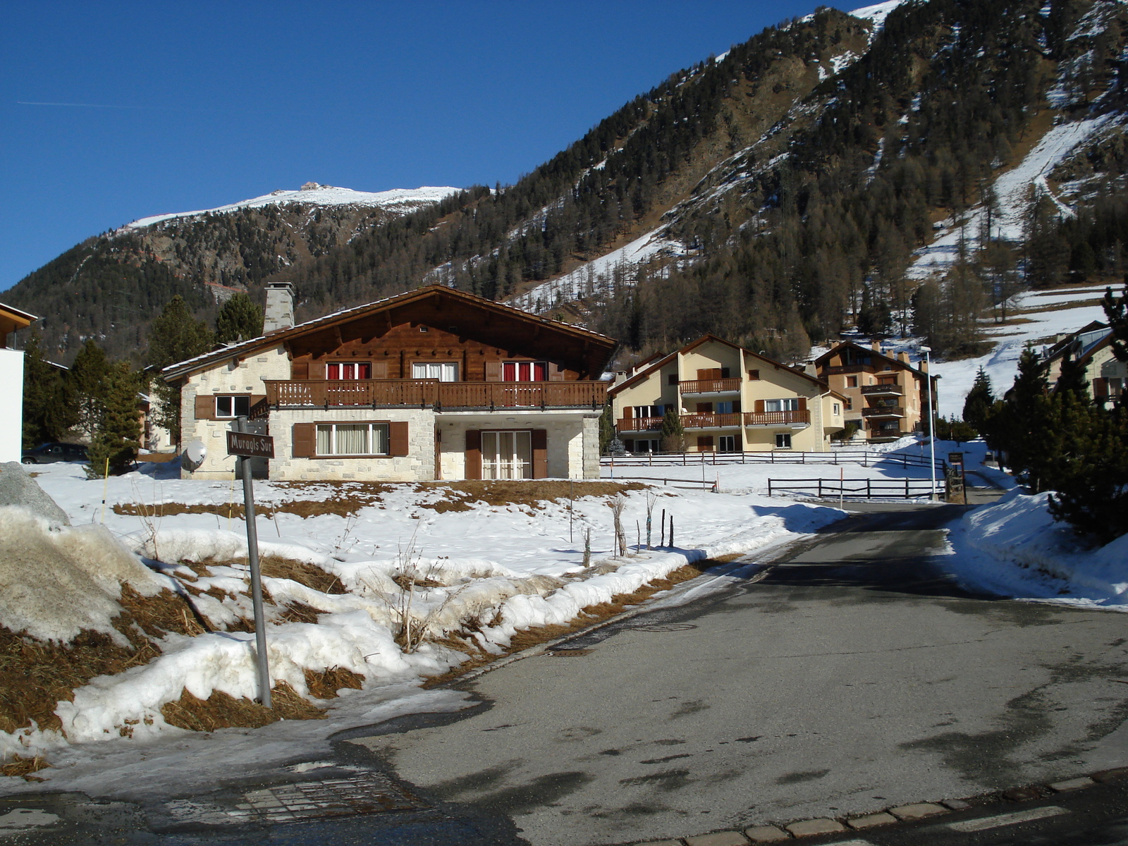 รูปถ่าย สวิสเซอร์แลนด์(Switzerland) ปองเทรซีน่า(Pontresina) 2007-01 122