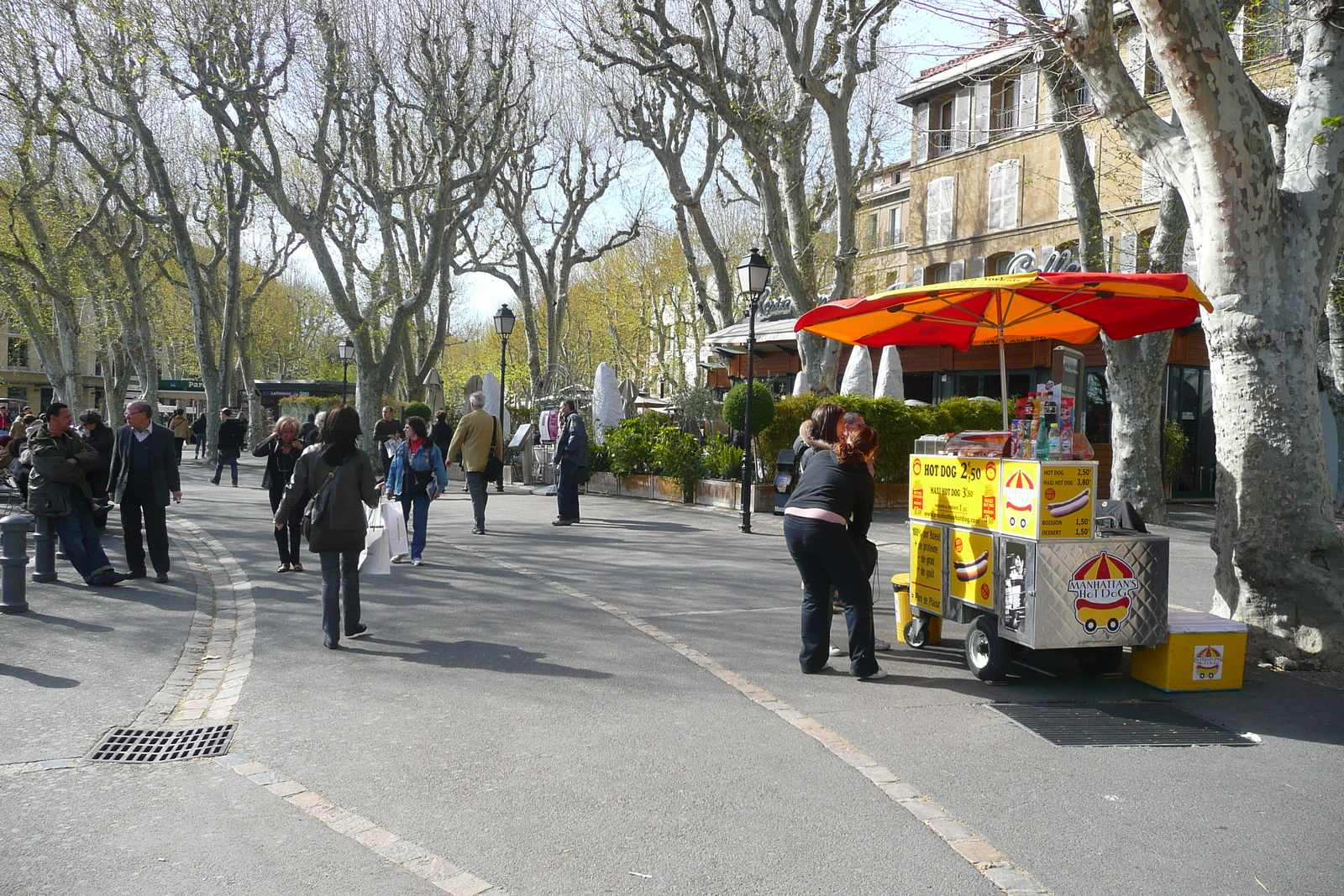 รูปถ่าย ฝรั่งเศส(France) แอ็กซ์-อ็อง-โพรว็องส์(Aix en Provence) จัตุรัสนายพลเดอโกล(Place du General de Gaulle) 2008-04 9