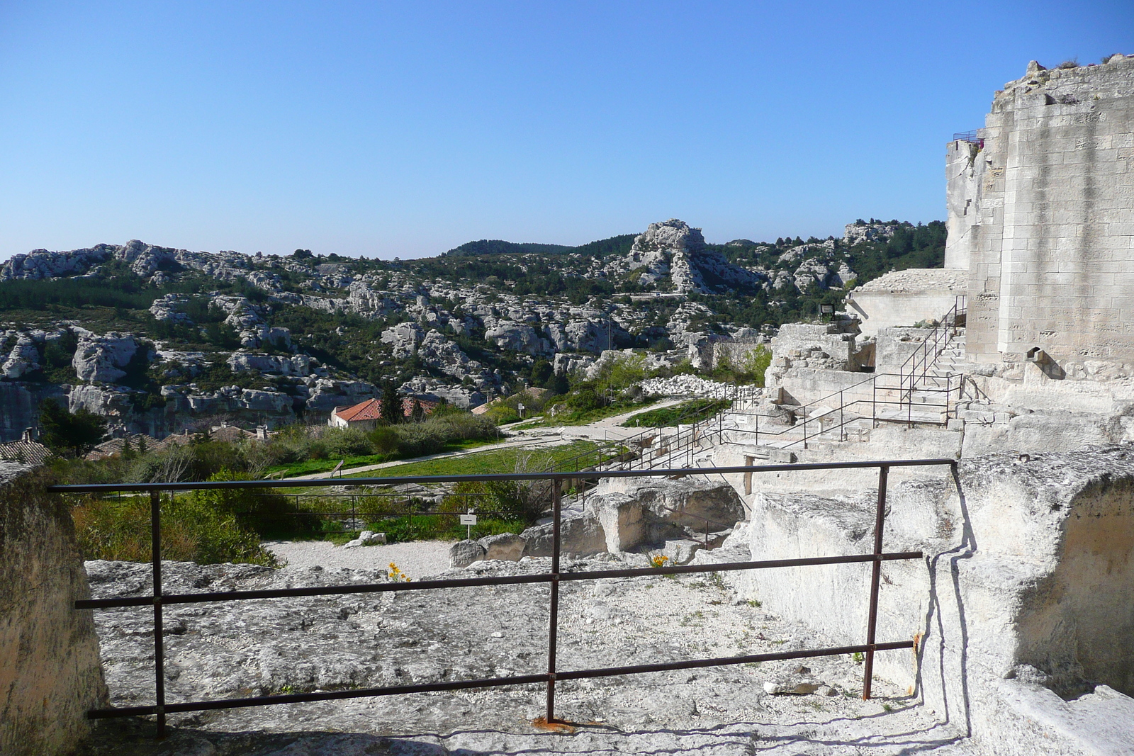 รูปถ่าย ฝรั่งเศส(France) เลส์โบเดอโพรว็องซ์(Baux de Provence) ปราสาทโบเดอโพรว็องส์(Baux de Provence Castle) 2008-04 2
