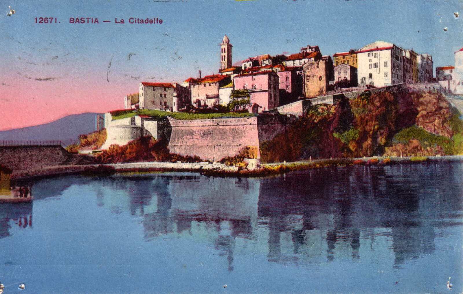 รูปถ่าย ฝรั่งเศส(France) คอร์สิคา(Corsica) โปสการ์ดเก่า(Old Postcards) บาสเทีย(Bastia) 1900-01 28