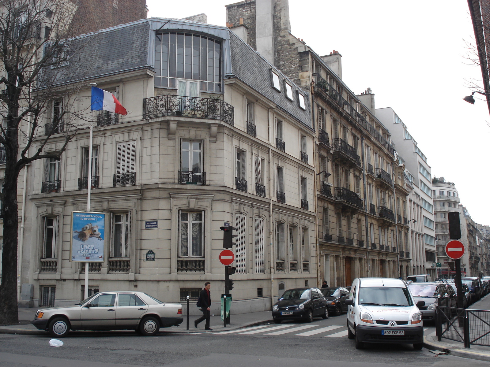 รูปถ่าย ฝรั่งเศส(France) ปารีส(Paris) บูเลอวาร์ด  มาเลแอร์บ(Boulevard Malesherbes) 2006-03 8