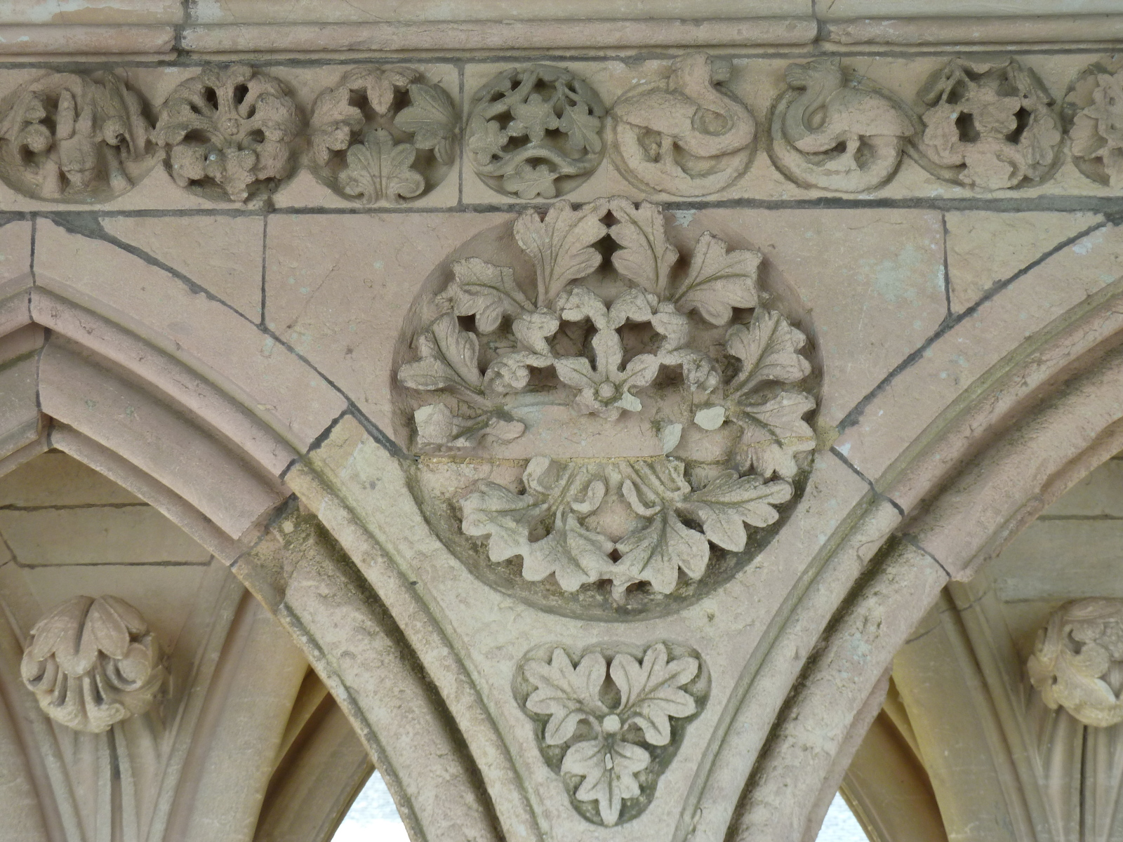 รูปถ่าย ฝรั่งเศส(France) มงแซ็งมีแชล(Mont St Michel) ระเบียงคดแอบบีมงแซ็งมีแชล(Mont St Michel Abbey Cloister) 2010-04 34