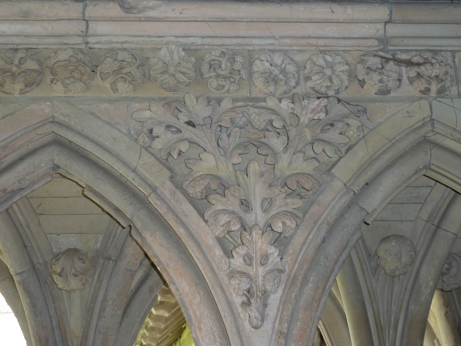 รูปถ่าย ฝรั่งเศส(France) มงแซ็งมีแชล(Mont St Michel) ระเบียงคดแอบบีมงแซ็งมีแชล(Mont St Michel Abbey Cloister) 2010-04 43