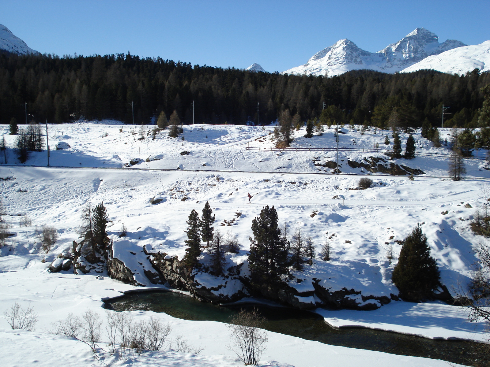 รูปถ่าย สวิสเซอร์แลนด์(Switzerland) ปองเทรซีน่า(Pontresina) 2007-01 27