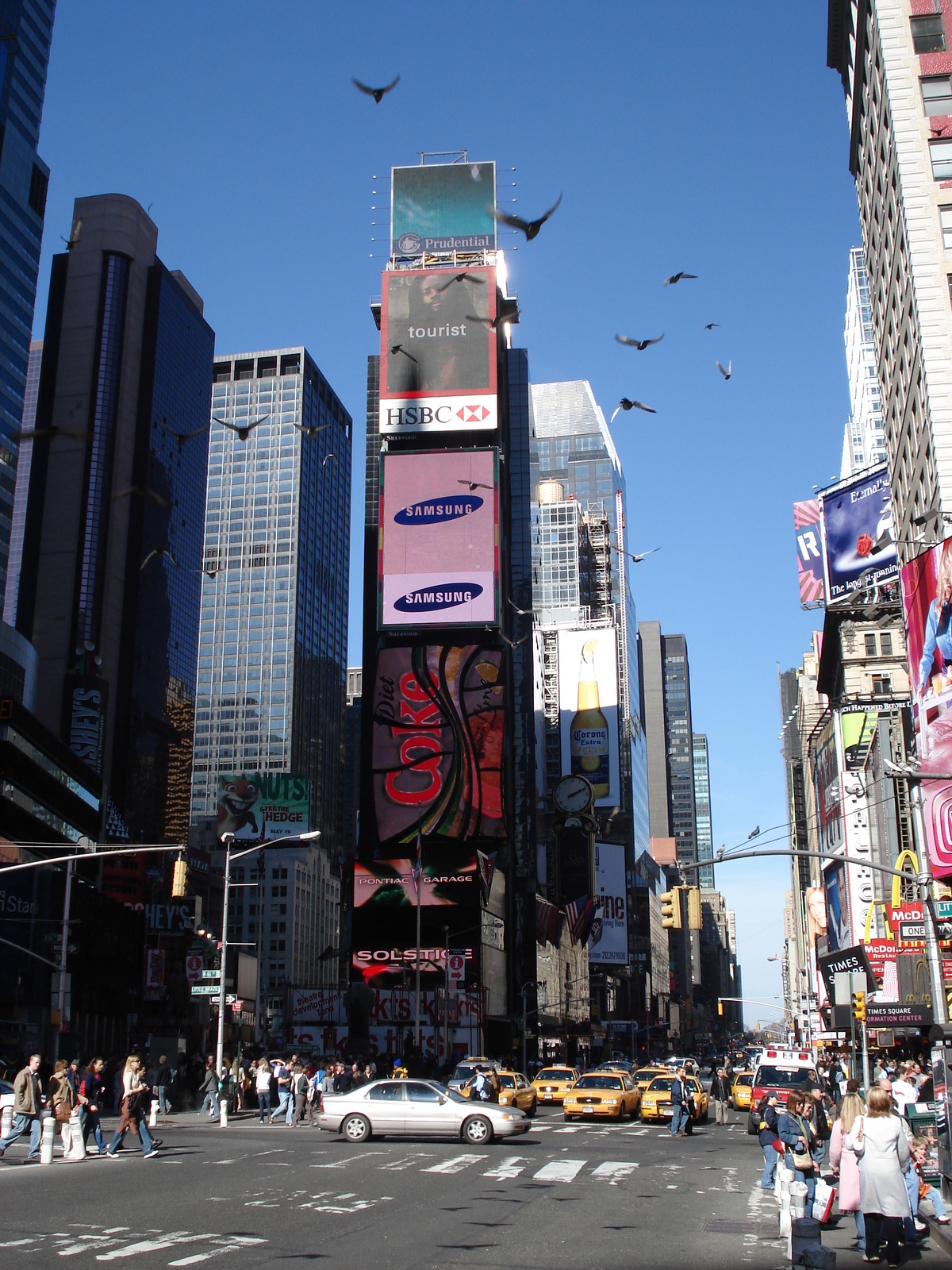 รูปถ่าย สหรัฐอเมริกา(United States) นิวยอร์ก(New York) ไทม์สแควร์(Times Square) 2006-03 8