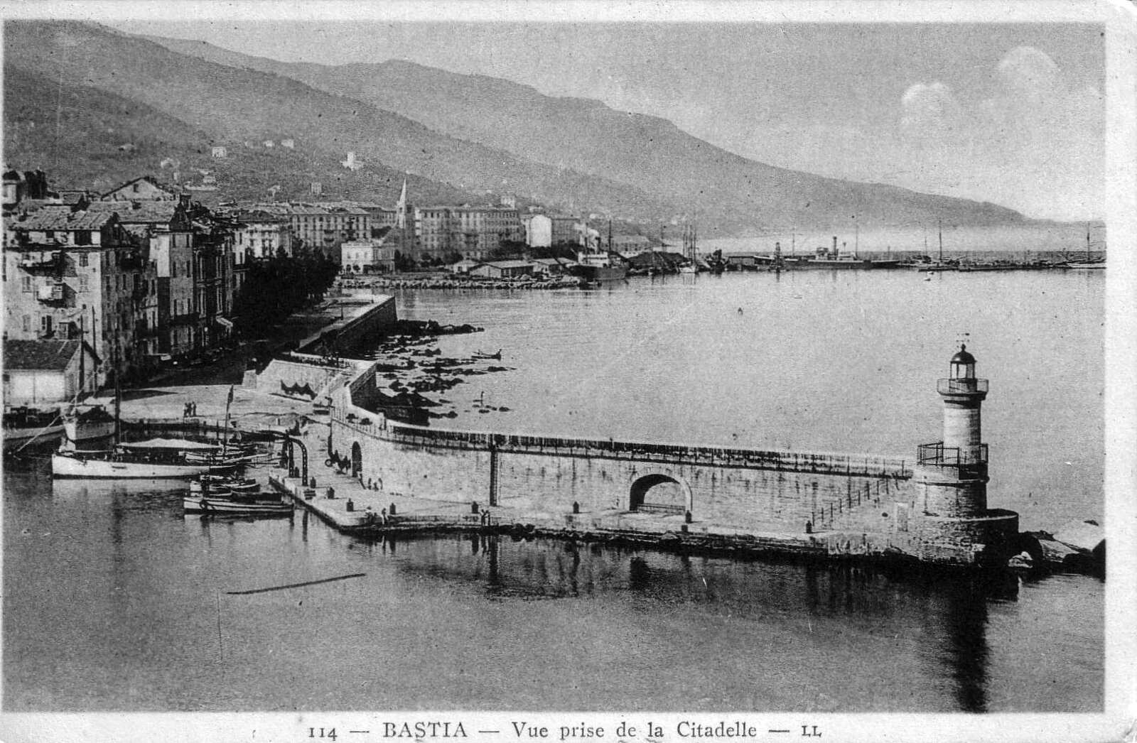 รูปถ่าย ฝรั่งเศส(France) คอร์สิคา(Corsica) โปสการ์ดเก่า(Old Postcards) บาสเทีย(Bastia) 1900-01 157