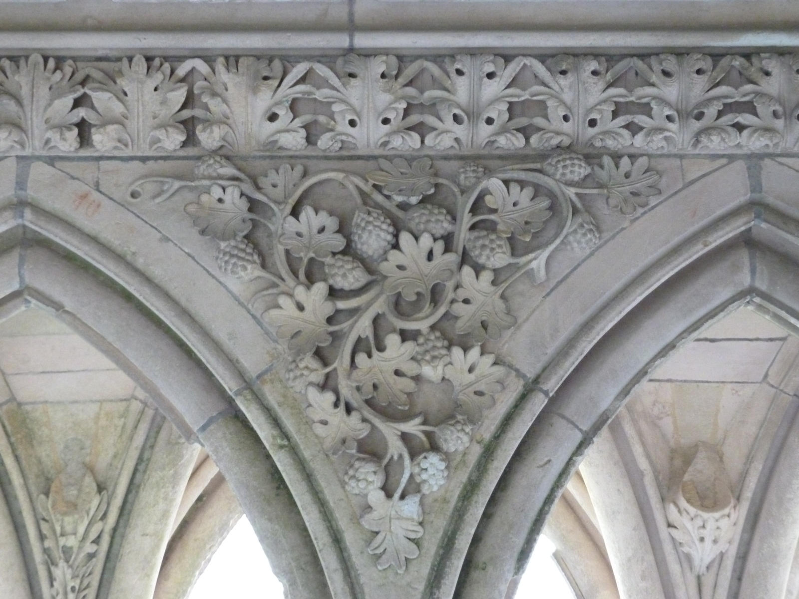 รูปถ่าย ฝรั่งเศส(France) มงแซ็งมีแชล(Mont St Michel) ระเบียงคดแอบบีมงแซ็งมีแชล(Mont St Michel Abbey Cloister) 2010-04 86