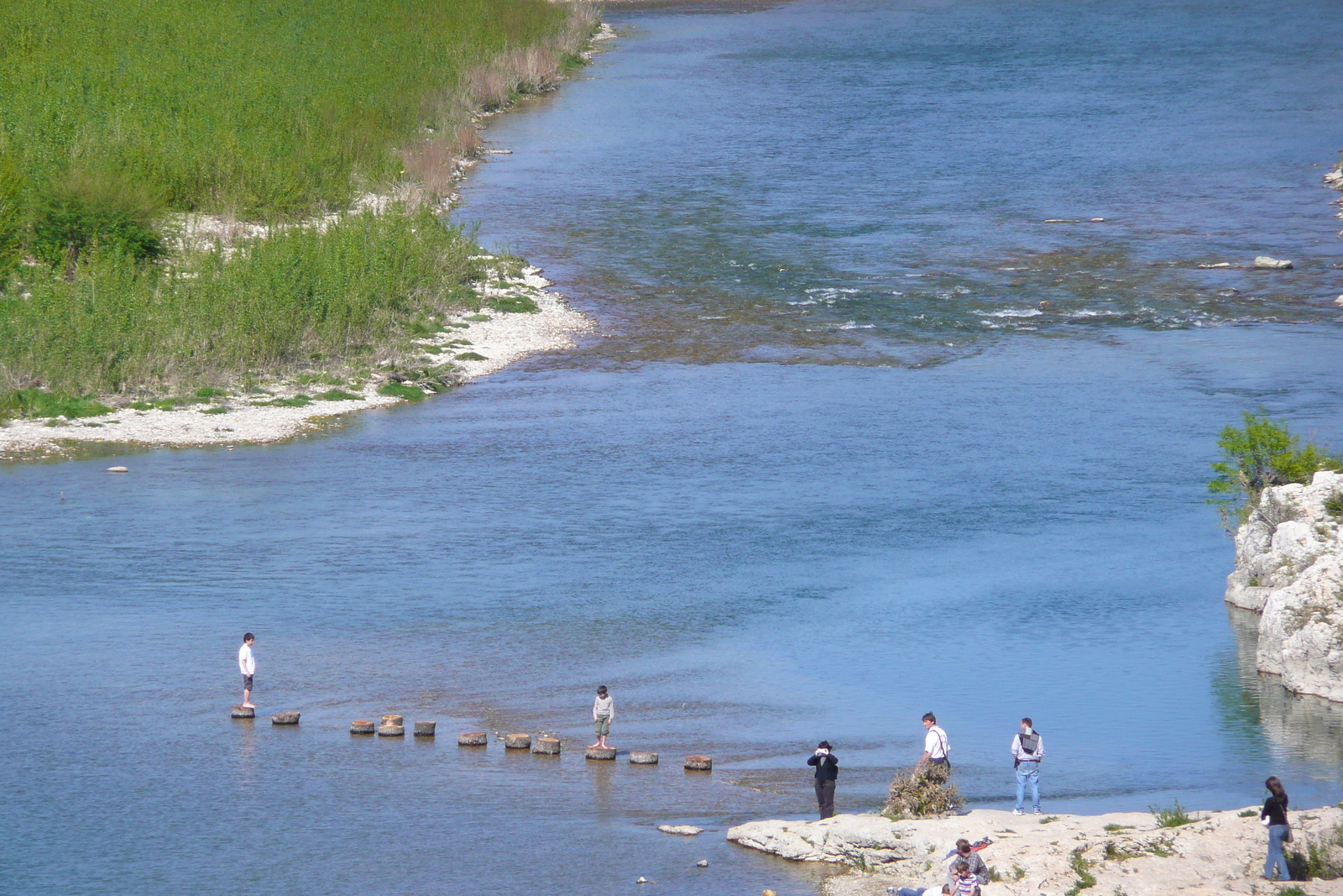 รูปถ่าย ฝรั่งเศส(France) สะพานปงดูการ์(Pont du Gard) 2008-04 29