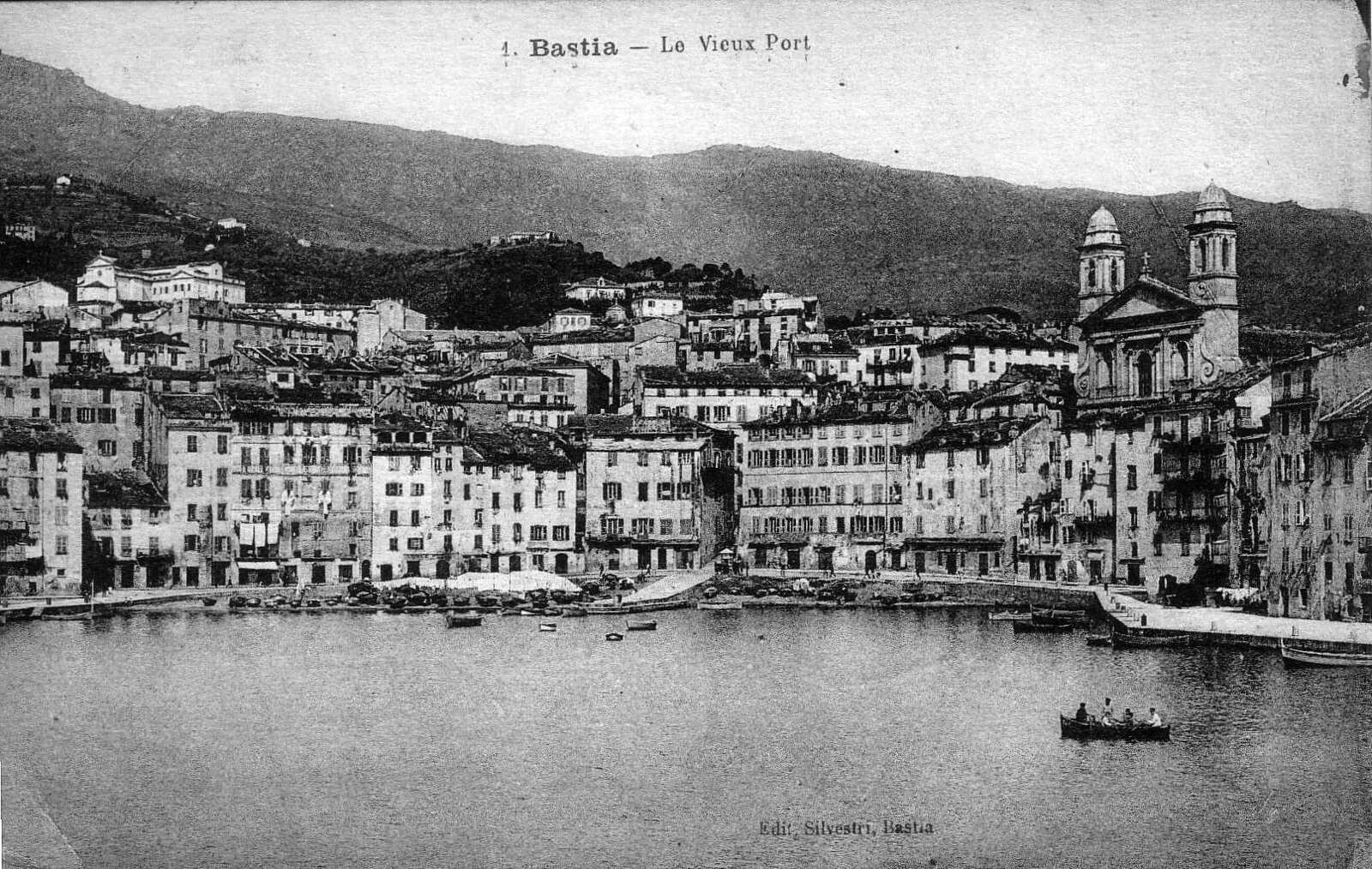 รูปถ่าย ฝรั่งเศส(France) คอร์สิคา(Corsica) โปสการ์ดเก่า(Old Postcards) บาสเทีย(Bastia) 1900-01 1