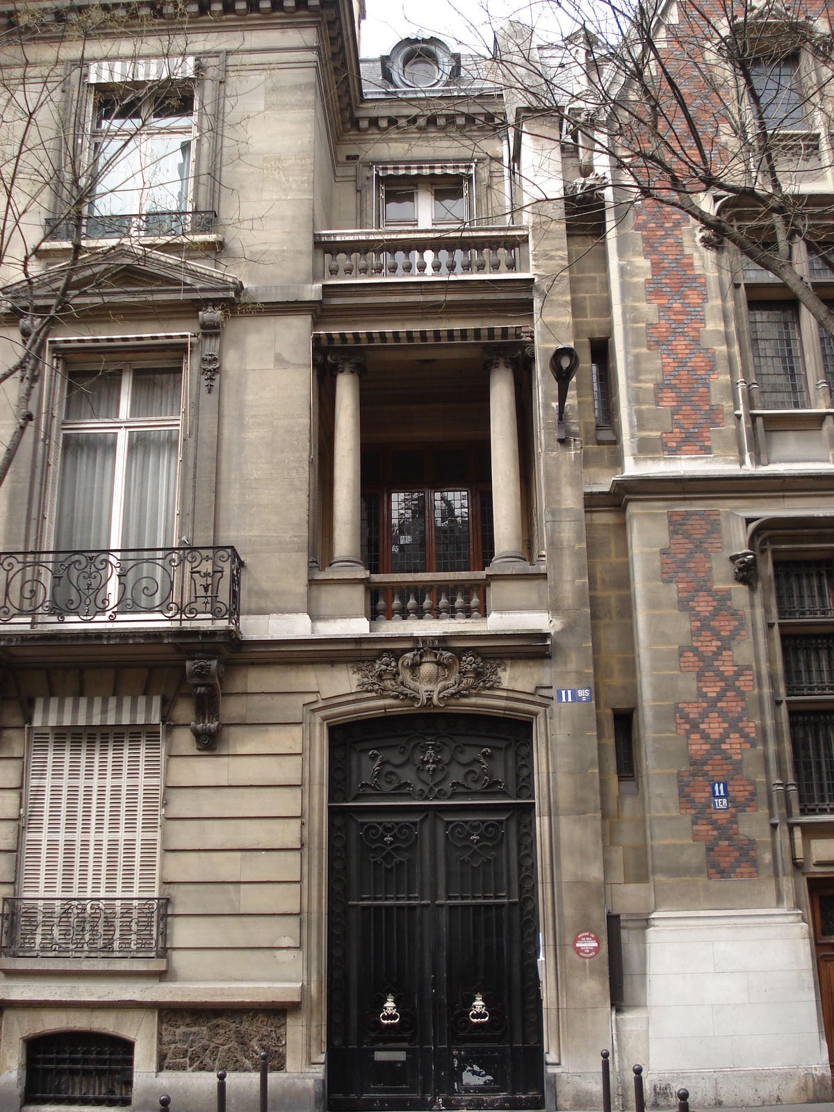 รูปถ่าย ฝรั่งเศส(France) ปารีส(Paris) คุ้มที่ 17 (17th Arrondissement) ปลาส  มาเลแอร์บ(Place Malesherbes) 2006-03 27