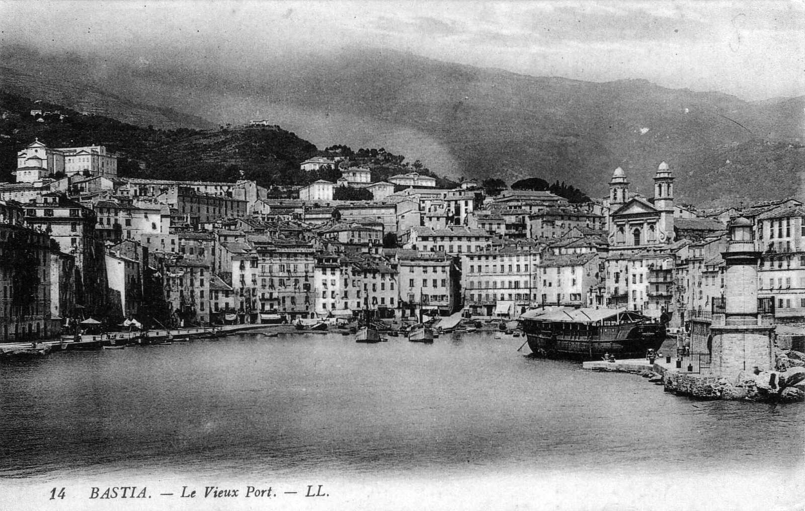 รูปถ่าย ฝรั่งเศส(France) คอร์สิคา(Corsica) โปสการ์ดเก่า(Old Postcards) บาสเทีย(Bastia) 1900-01 19