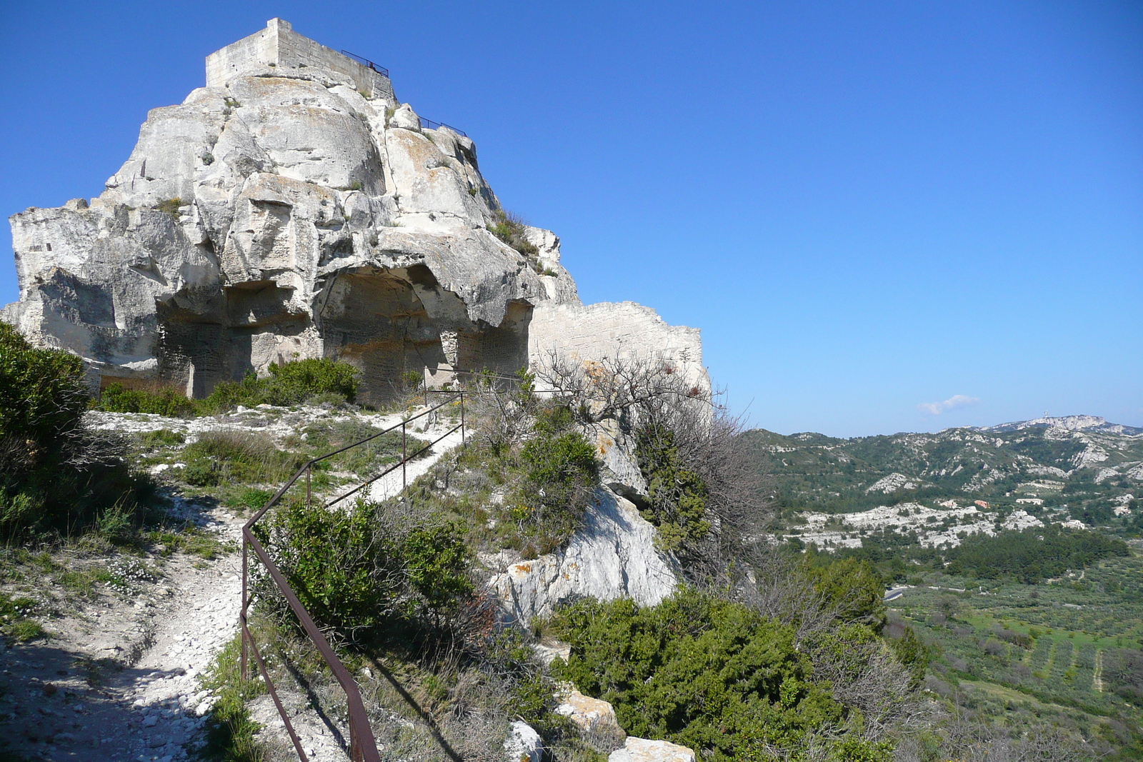 รูปถ่าย ฝรั่งเศส(France) เลส์โบเดอโพรว็องซ์(Baux de Provence) ปราสาทโบเดอโพรว็องส์(Baux de Provence Castle) 2008-04 85