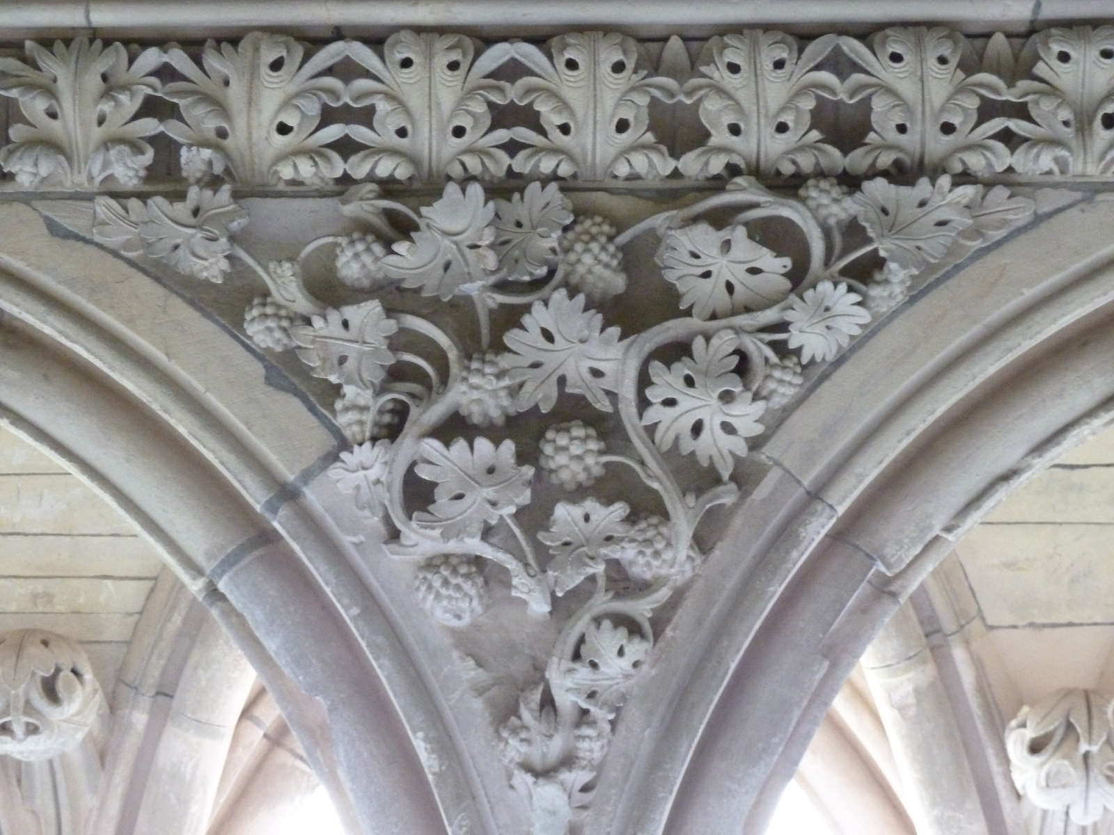 รูปถ่าย ฝรั่งเศส(France) มงแซ็งมีแชล(Mont St Michel) ระเบียงคดแอบบีมงแซ็งมีแชล(Mont St Michel Abbey Cloister) 2010-04 78
