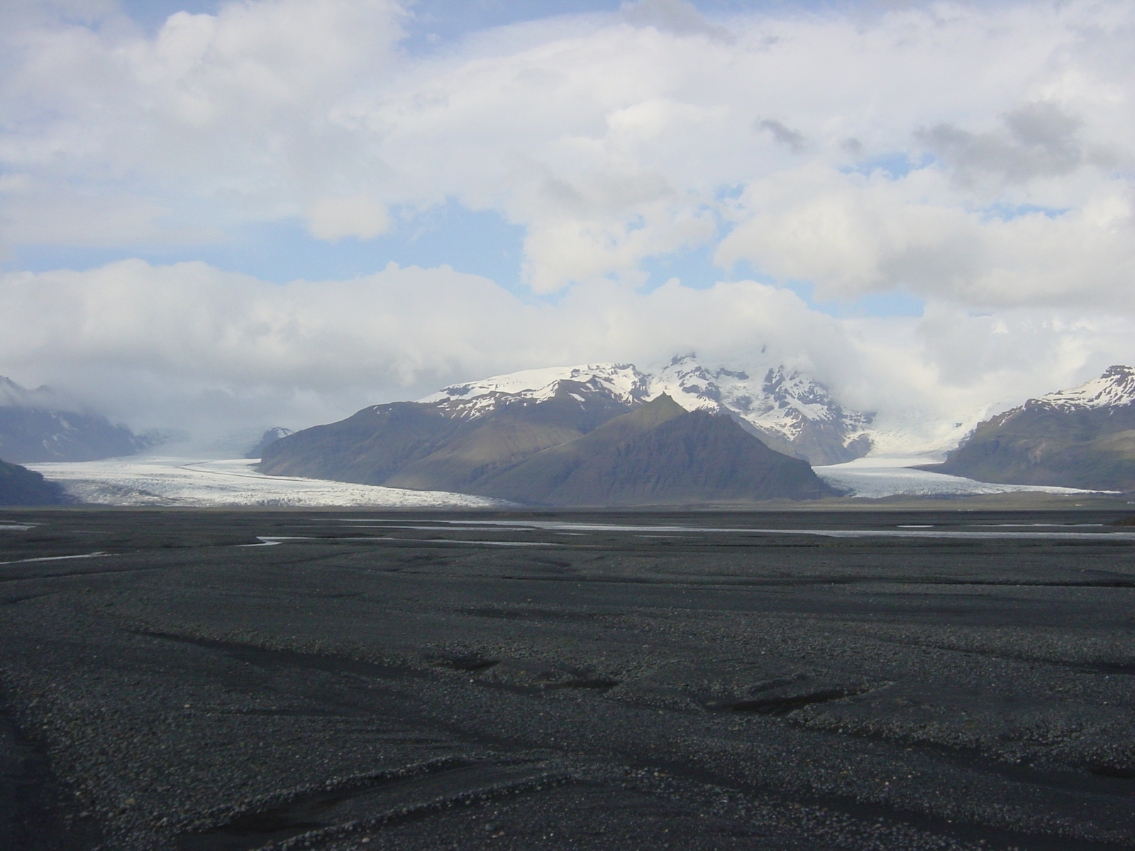 รูปถ่าย ไอซ์แลนด์(Iceland) ถนนหมายเลข 1 จากโยกุลซาร์เลานไปวีก(Road 1 Jokulsarlon to vik) 2003-06 33