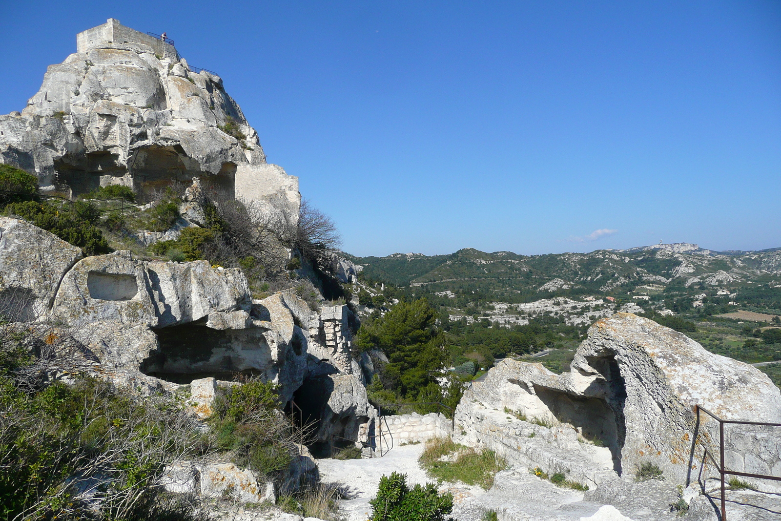 รูปถ่าย ฝรั่งเศส(France) เลส์โบเดอโพรว็องซ์(Baux de Provence) ปราสาทโบเดอโพรว็องส์(Baux de Provence Castle) 2008-04 50