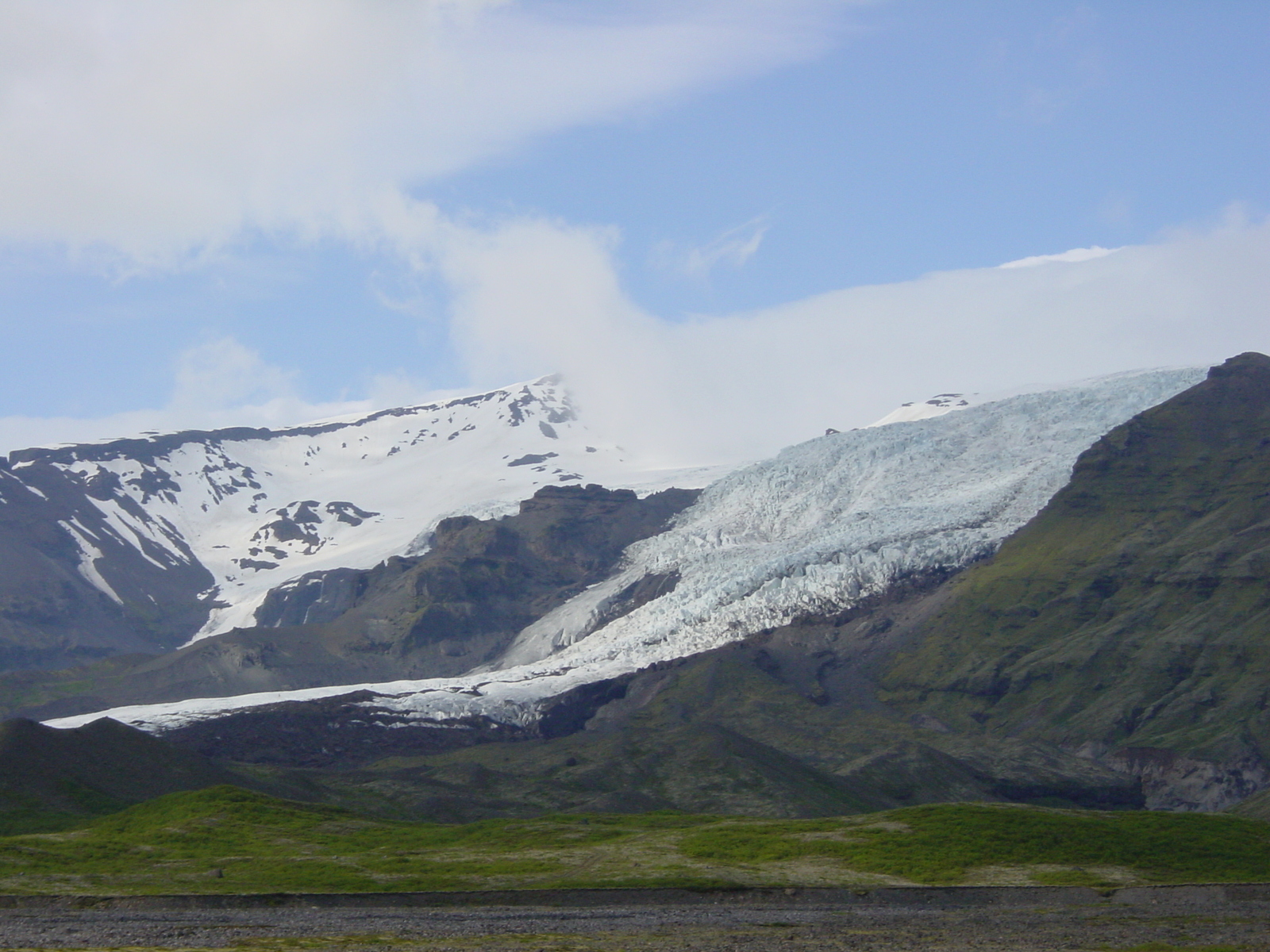 รูปถ่าย ไอซ์แลนด์(Iceland) ถนนหมายเลข 1 จากโยกุลซาร์เลานไปวีก(Road 1 Jokulsarlon to vik) 2003-06 32