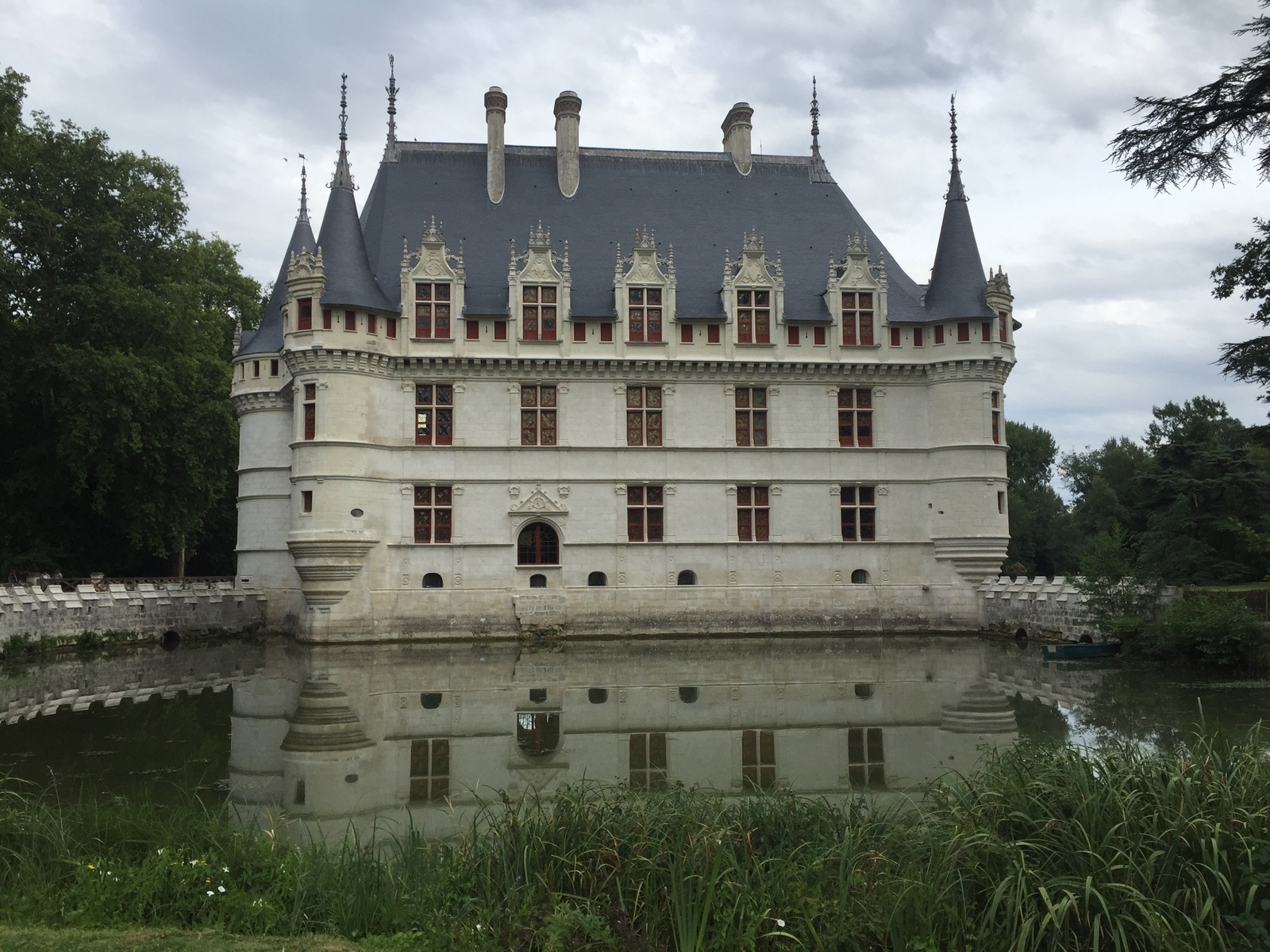 รูปถ่าย ฝรั่งเศส(France) ปราสาทอาแซ-เลอ-รีโด(Azay-le-Rideau Castle) 2017-08 3