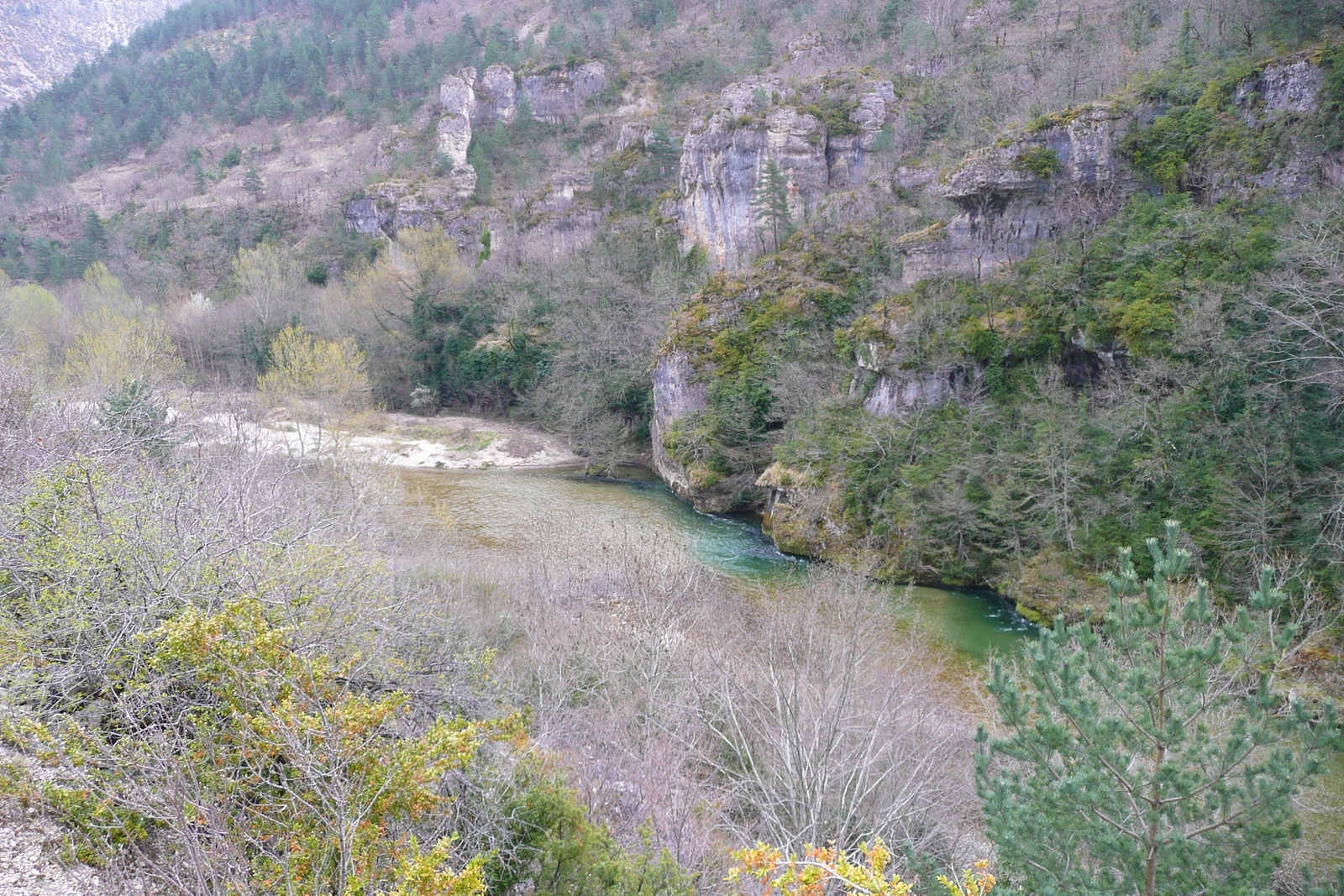 รูปถ่าย ฝรั่งเศส(France) หุบผาชันตาร์น(Gorges du Tarn) 2008-04 17