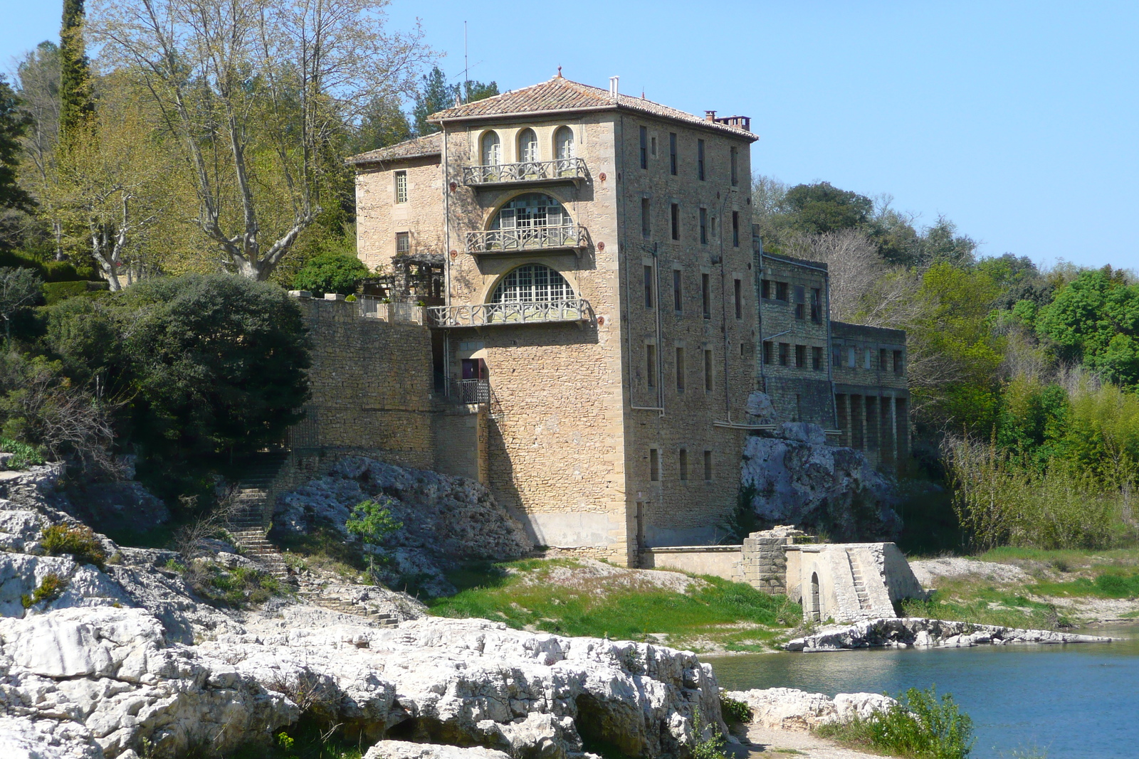 รูปถ่าย ฝรั่งเศส(France) สะพานปงดูการ์(Pont du Gard) 2008-04 31