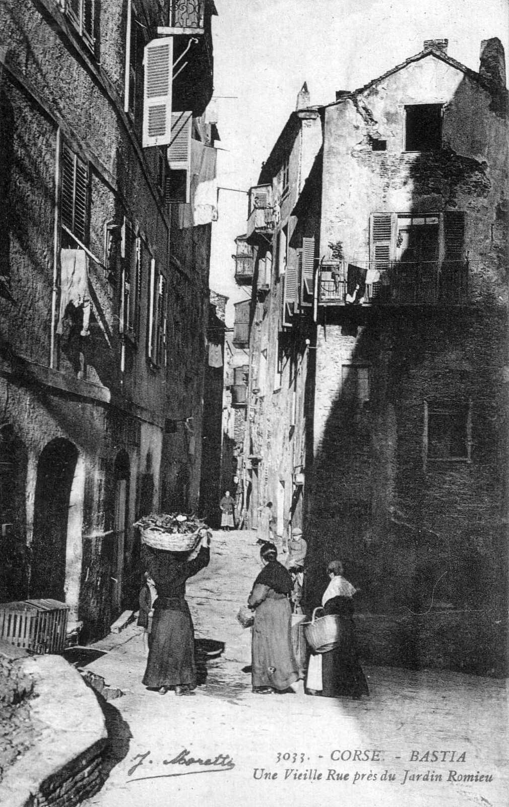 รูปถ่าย ฝรั่งเศส(France) คอร์สิคา(Corsica) โปสการ์ดเก่า(Old Postcards) บาสเทีย(Bastia) 1900-01 108