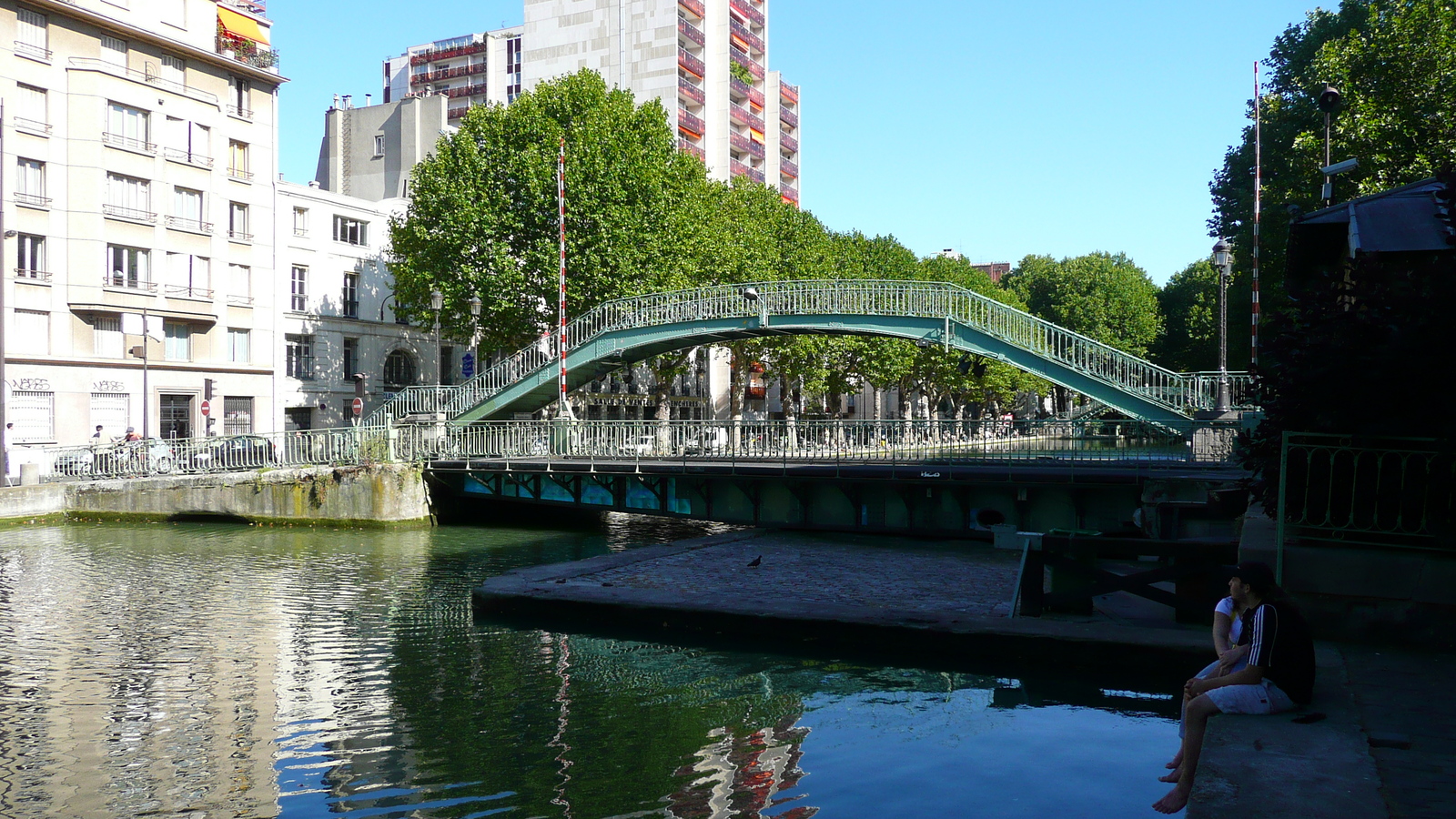 รูปถ่าย ฝรั่งเศส(France) ปารีส(Paris) คลองแซ็ง-มาร์แต็ง(Canal St Martin) 2007-08 27