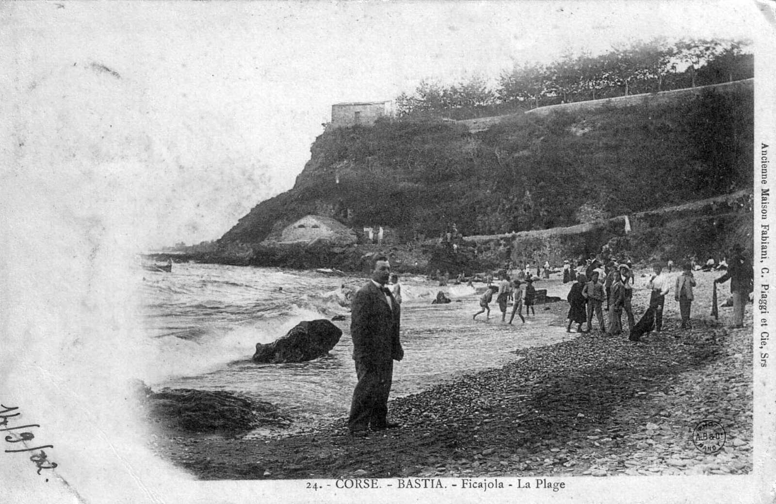 รูปถ่าย ฝรั่งเศส(France) คอร์สิคา(Corsica) โปสการ์ดเก่า(Old Postcards) บาสเทีย(Bastia) 1900-01 131