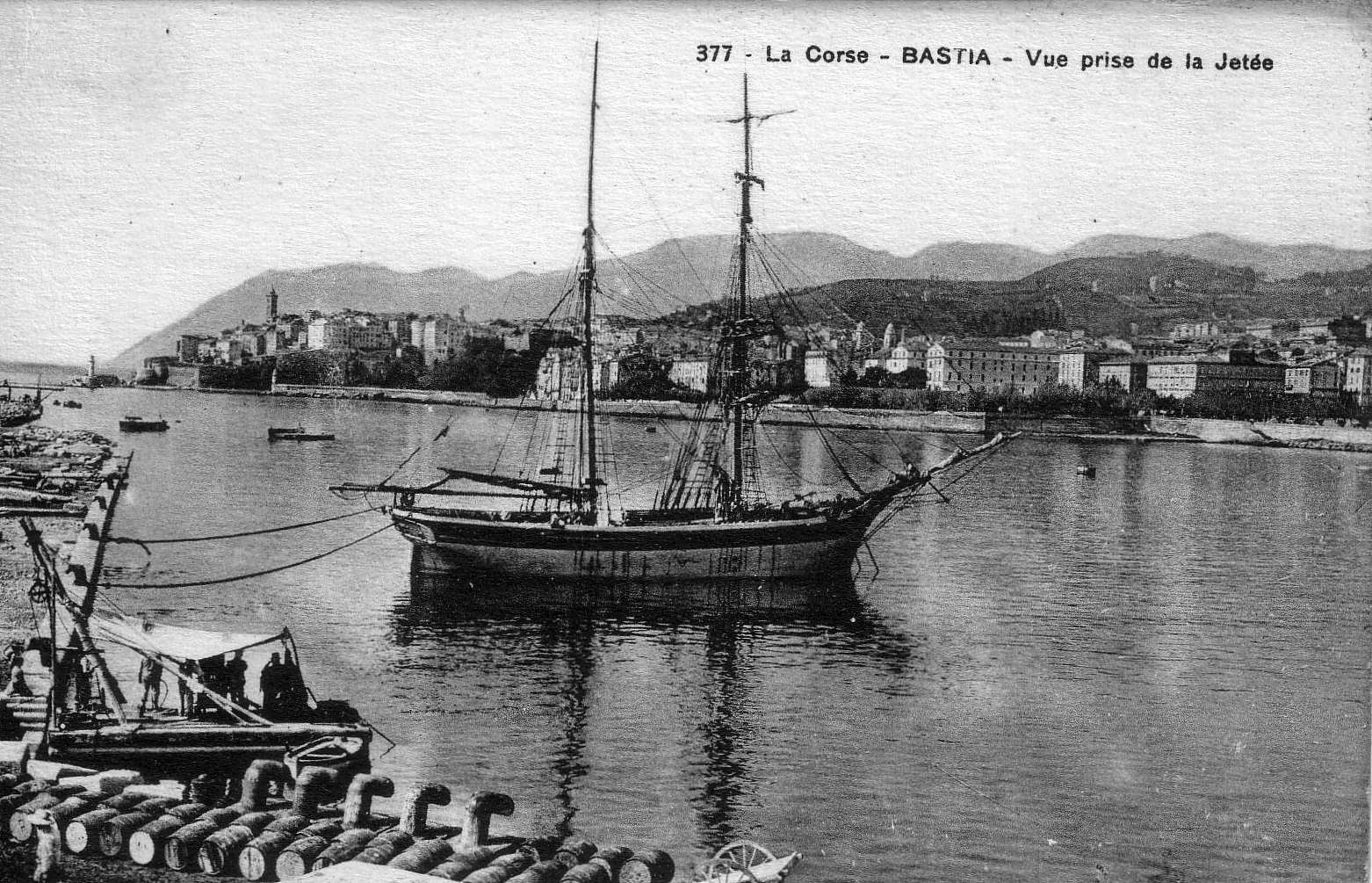 รูปถ่าย ฝรั่งเศส(France) คอร์สิคา(Corsica) โปสการ์ดเก่า(Old Postcards) บาสเทีย(Bastia) 1900-01 95