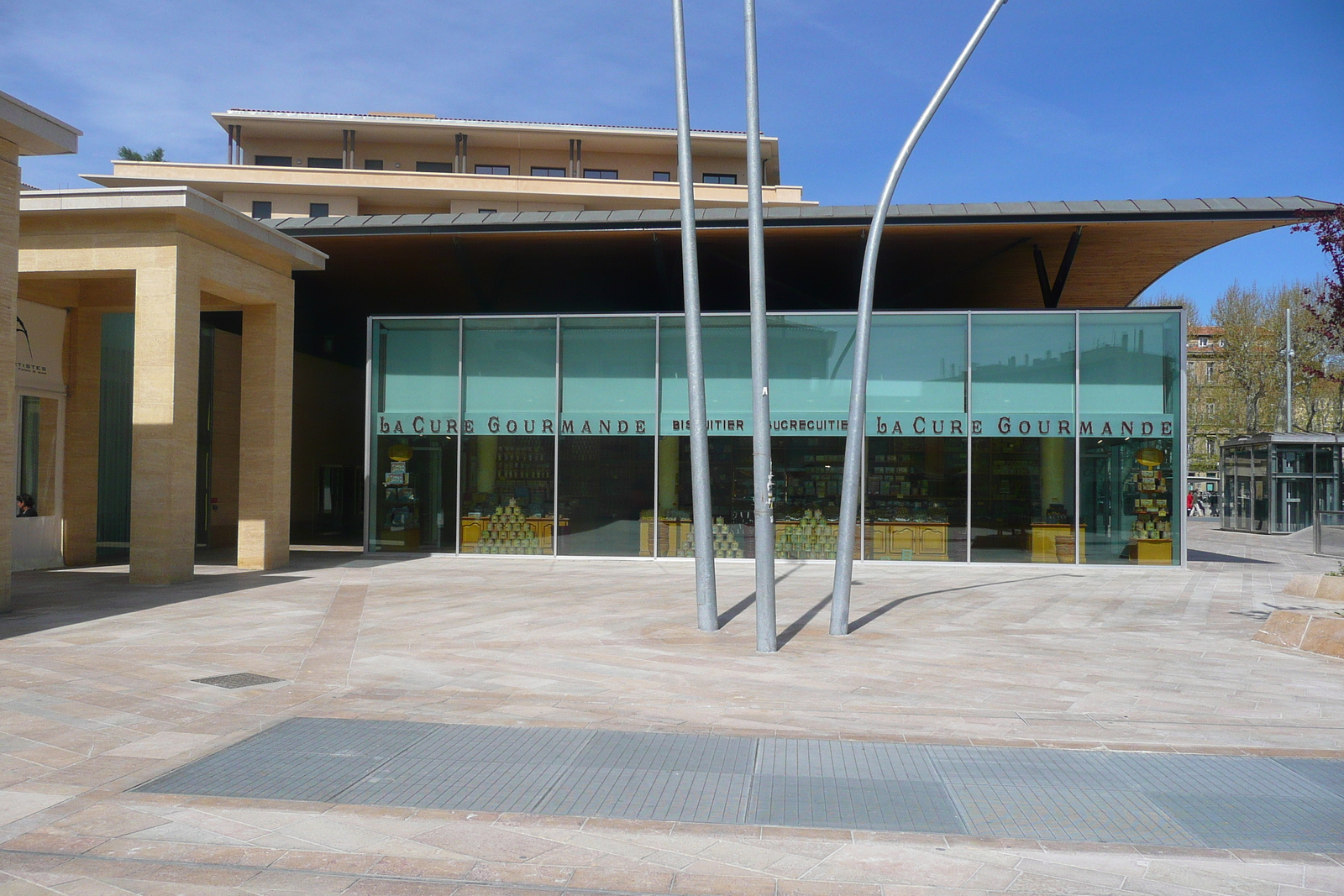 รูปถ่าย ฝรั่งเศส(France) แอ็กซ์-อ็อง-โพรว็องส์(Aix en Provence) จัตุรัสนายพลเดอโกล(Place du General de Gaulle) 2008-04 20