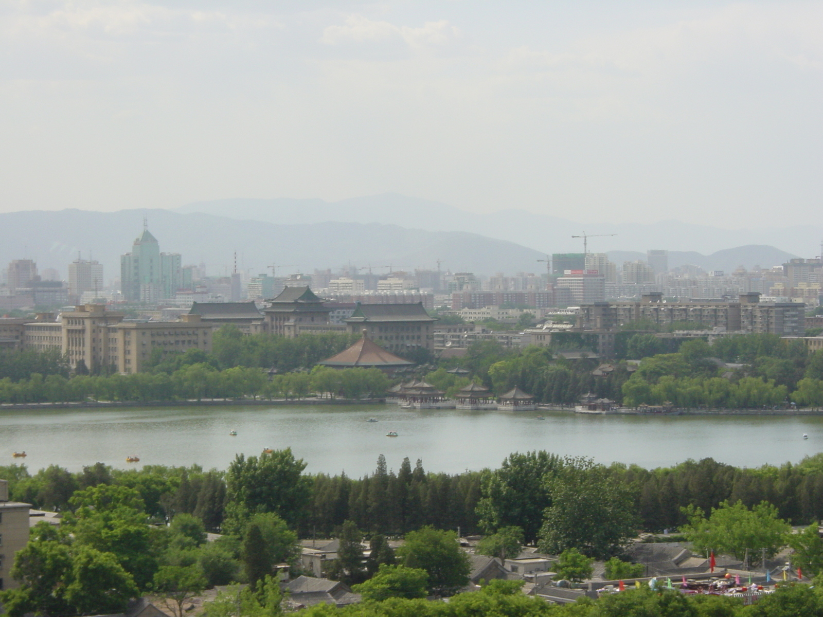 รูปถ่าย จีน(China) ปักกิ่ง(Beijing) สวนสาธารณะจิ่งซาน(Beihai Park) 2002-05 11