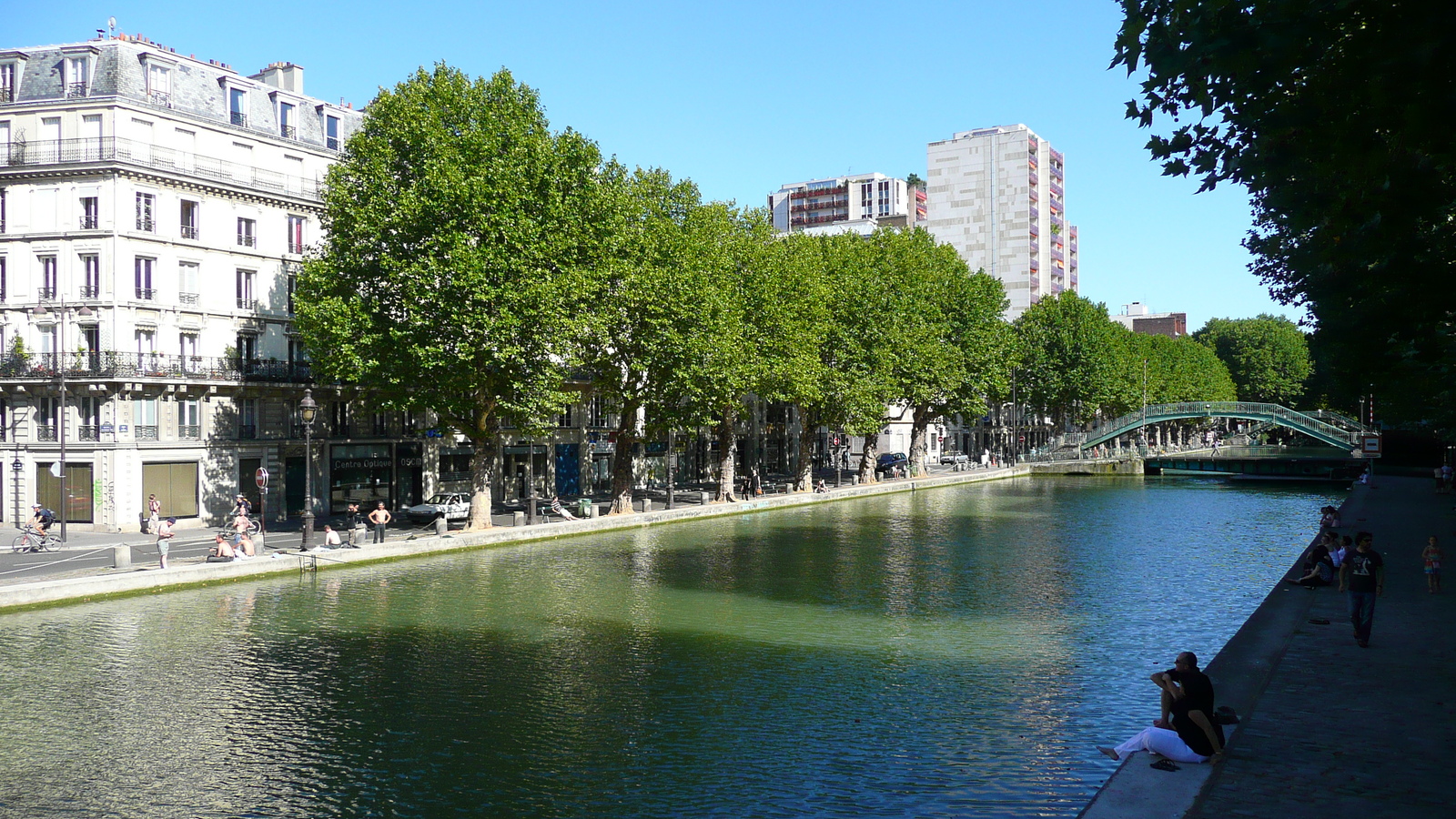 รูปถ่าย ฝรั่งเศส(France) ปารีส(Paris) คลองแซ็ง-มาร์แต็ง(Canal St Martin) 2007-08 173