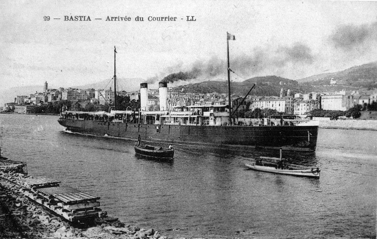 รูปถ่าย ฝรั่งเศส(France) คอร์สิคา(Corsica) โปสการ์ดเก่า(Old Postcards) บาสเทีย(Bastia) 1900-01 60