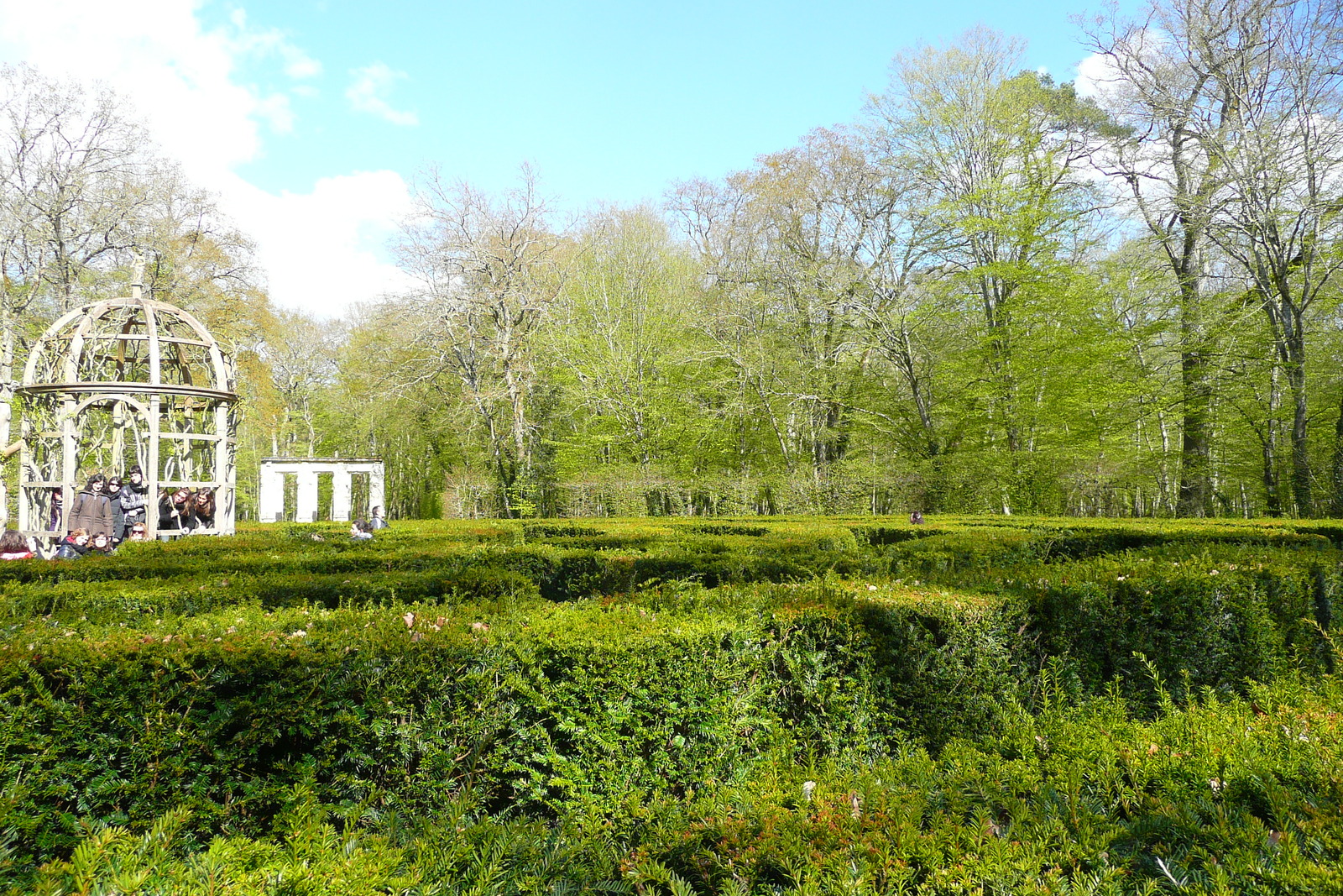รูปถ่าย ฝรั่งเศส(France) ปราสาทเชอนงโซ(Chenonceau Castle) สวนปราสาทเชอนงโซ(Gardens of Chenonceau) 2008-04 58